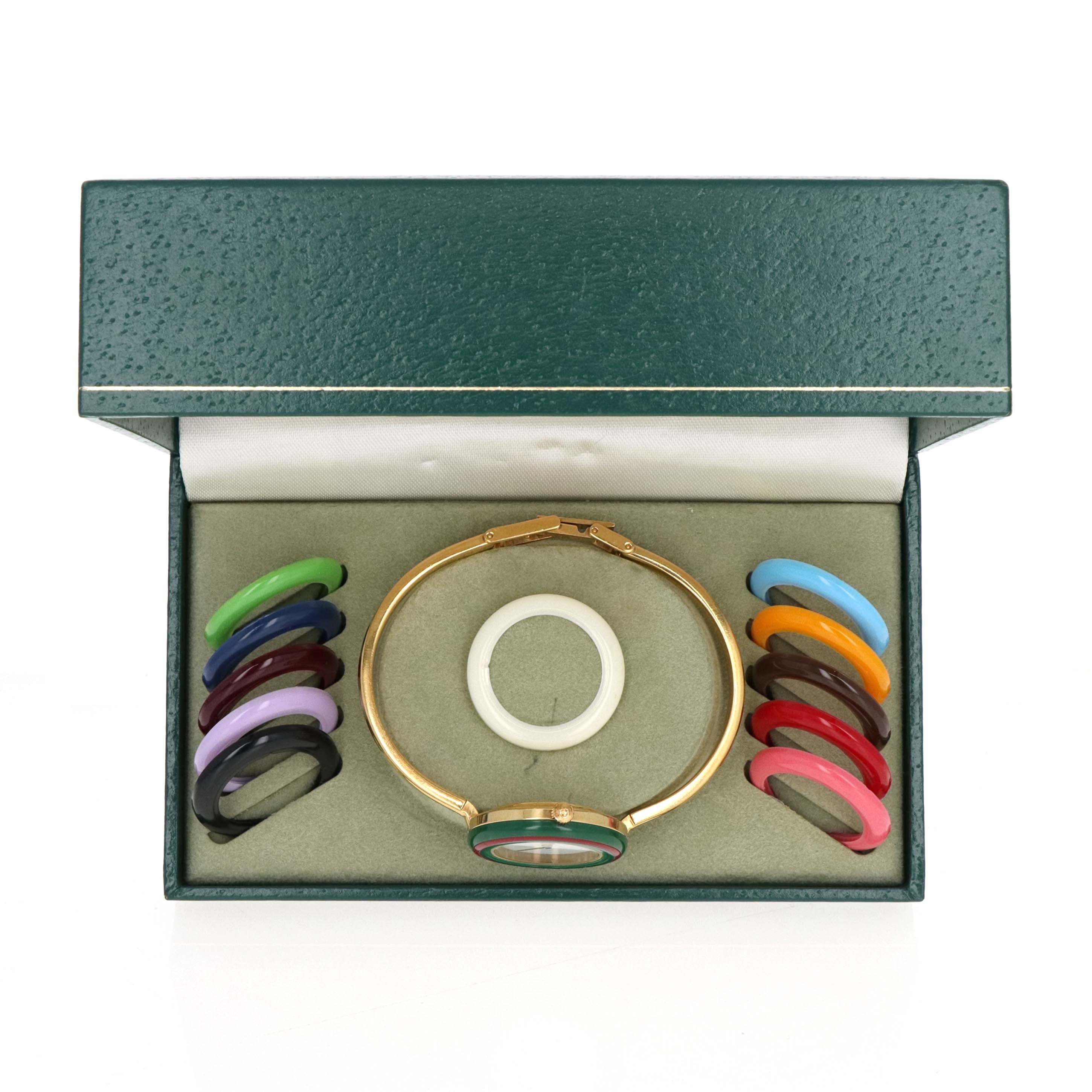 Vintage Gucci Interchangeable Bezel Watch - Queen May