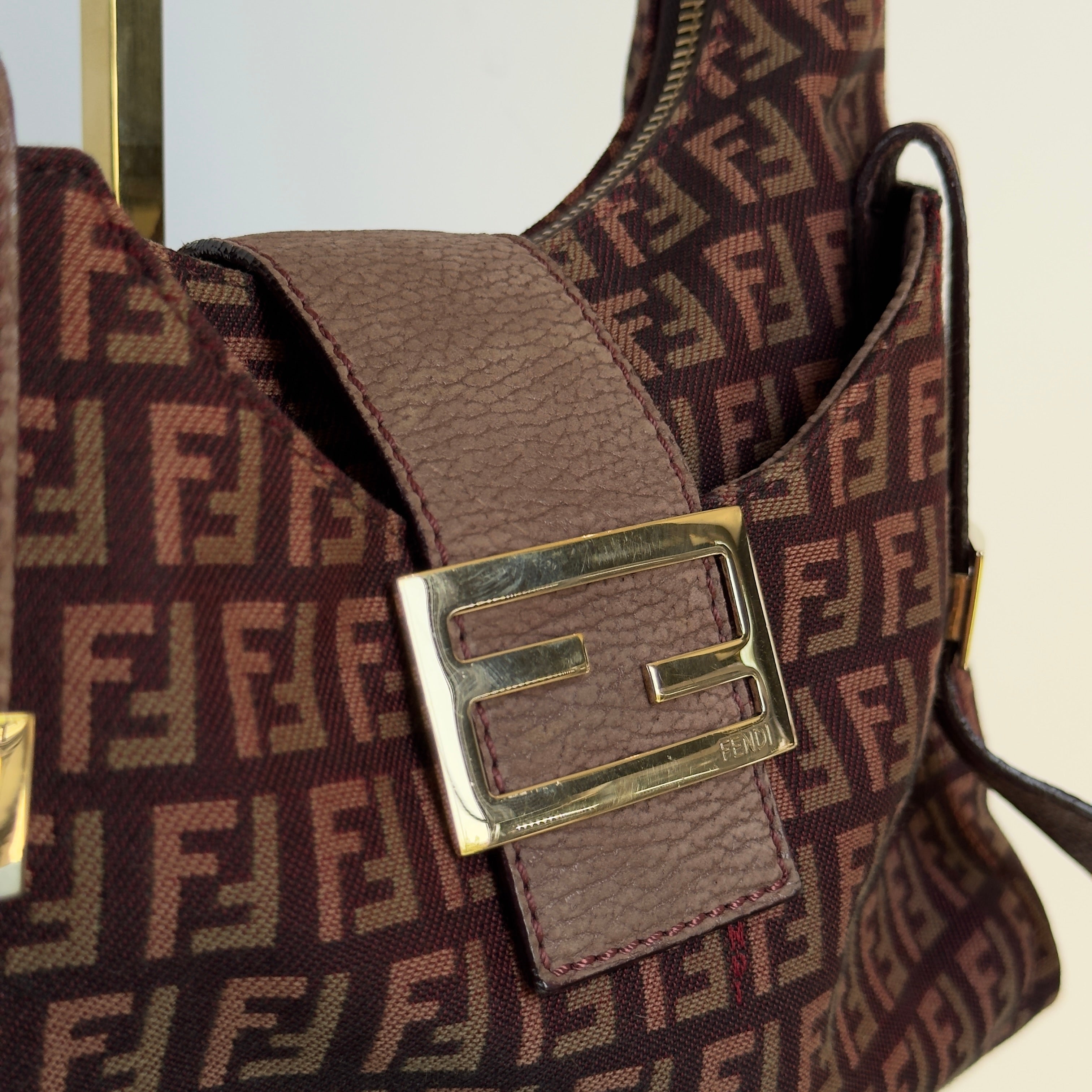 Fendi Zucchino Hobo Bag - Queen May