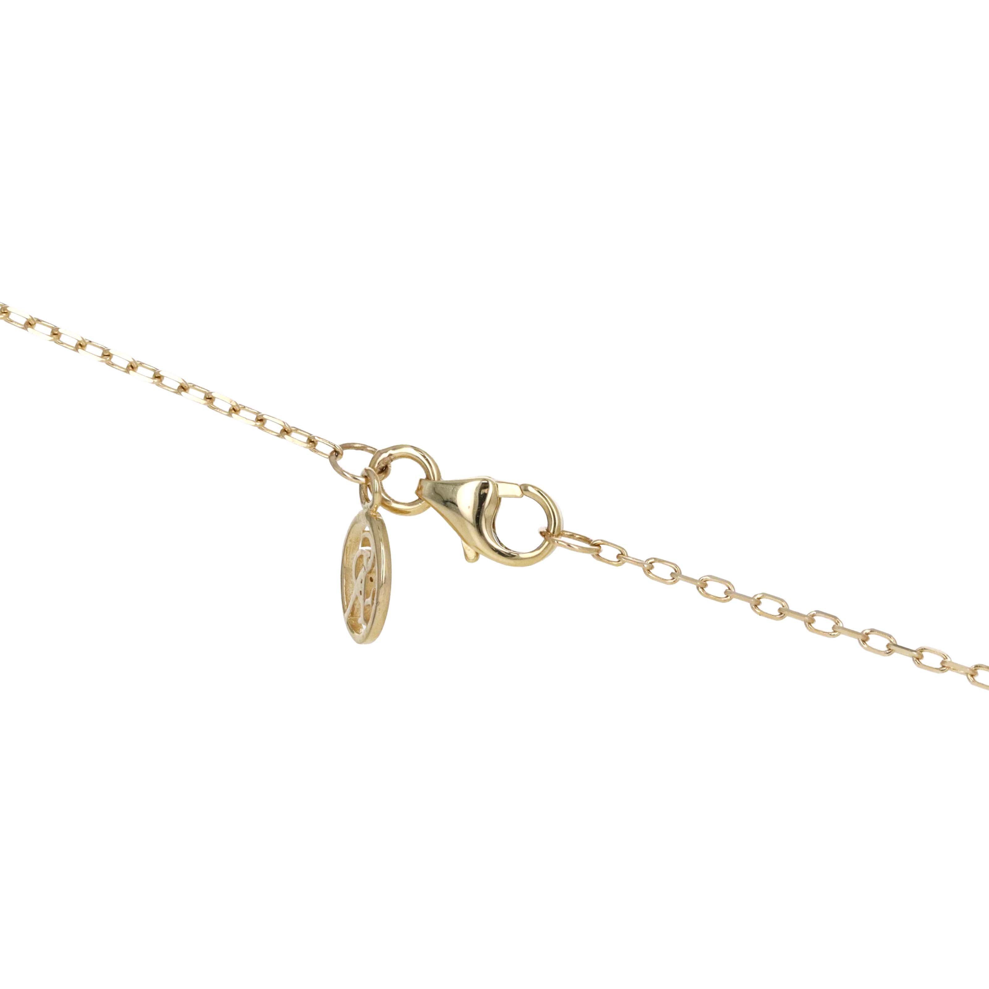 Lab Grown 2.01 Carat Diamond Oval Pendant Necklace 14K Yellow Gold - Queen May