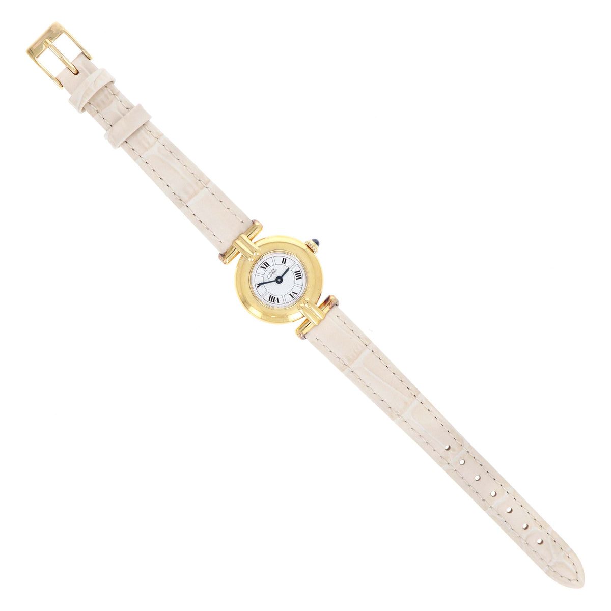 Cartier Must Colisee Watch Sterling Silver and 18kt Vermeil