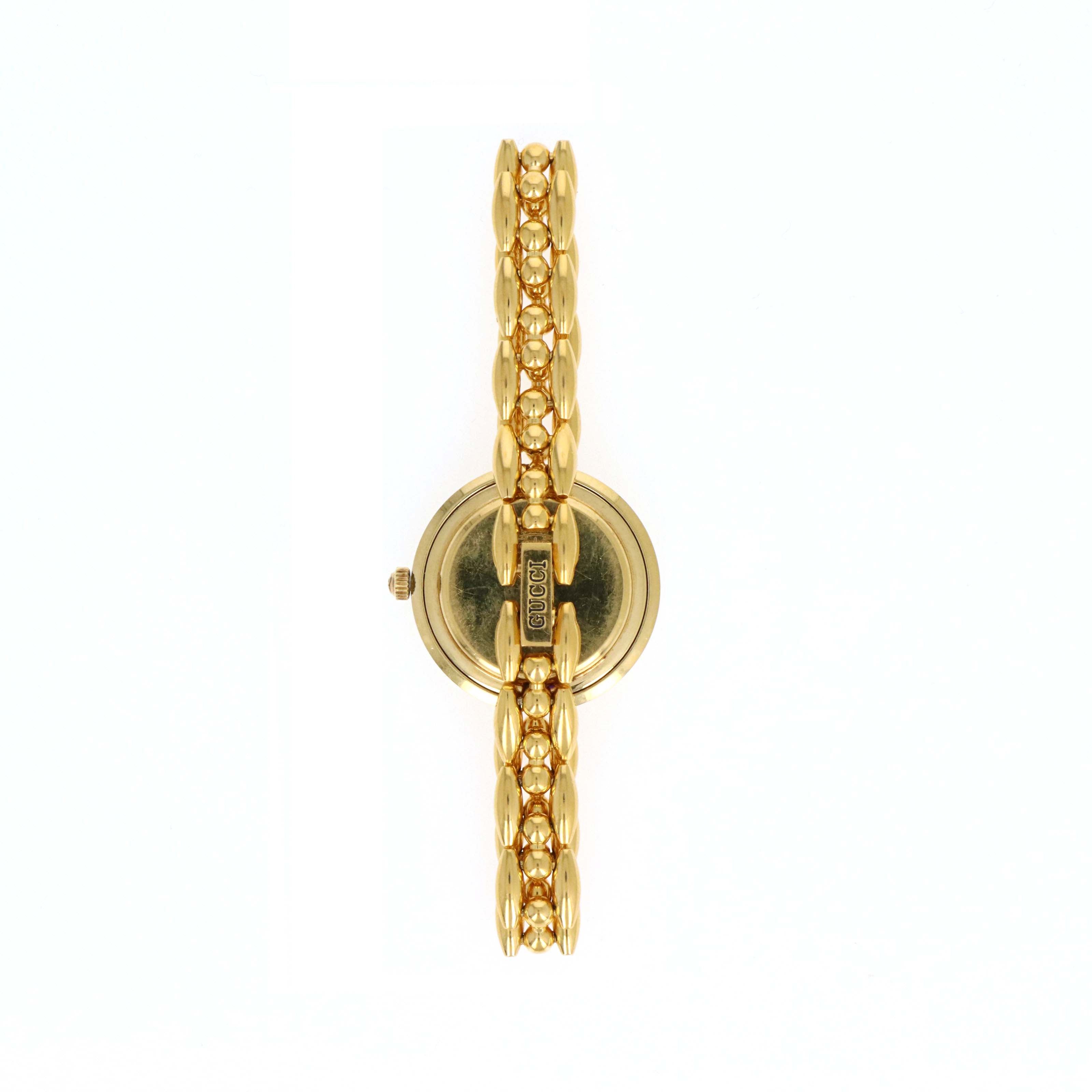 Vintage Gucci Interchangeable Bezel Watch Link Bracelet - Queen May