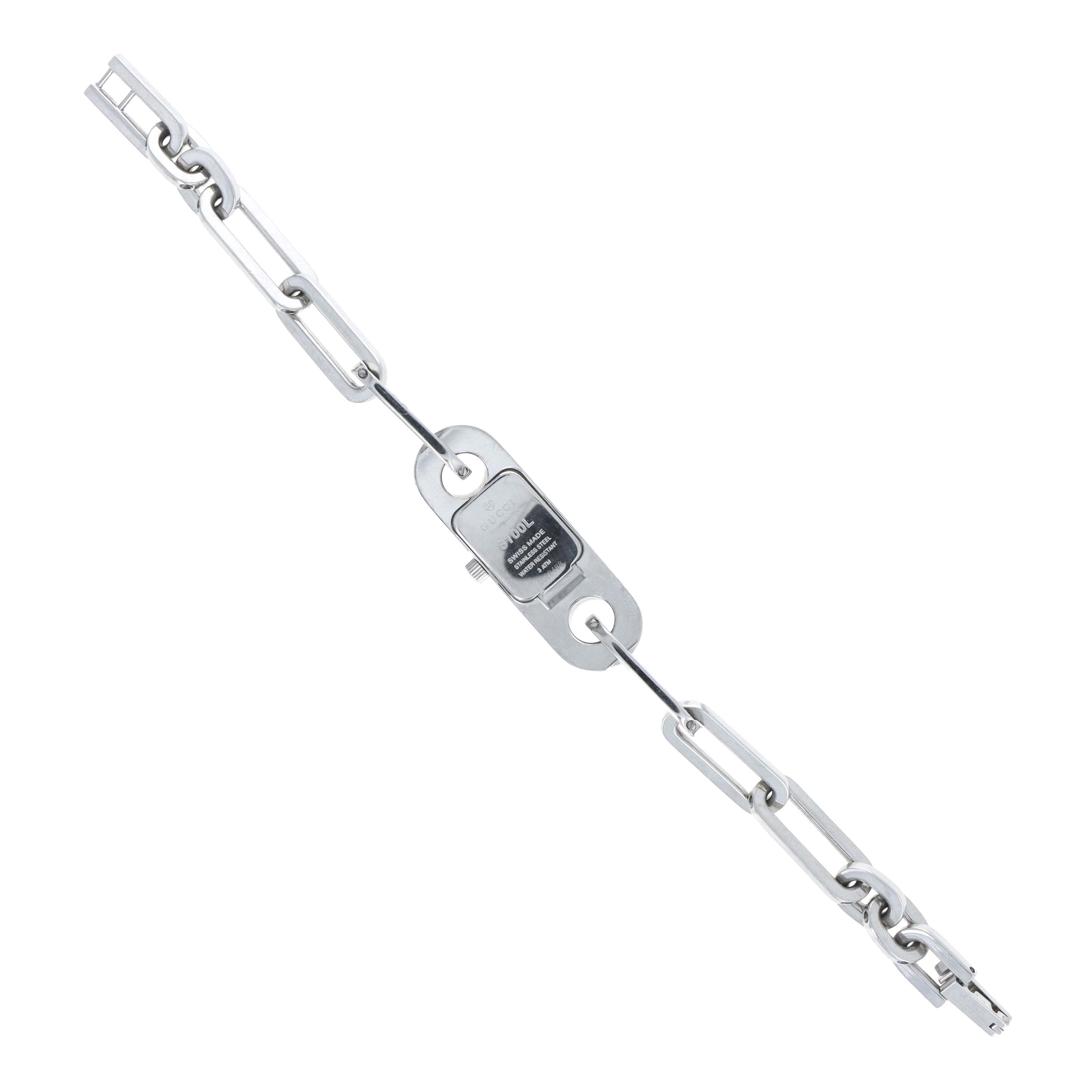 Gucci 6100L Stainless Steel Link Watch - Queen May