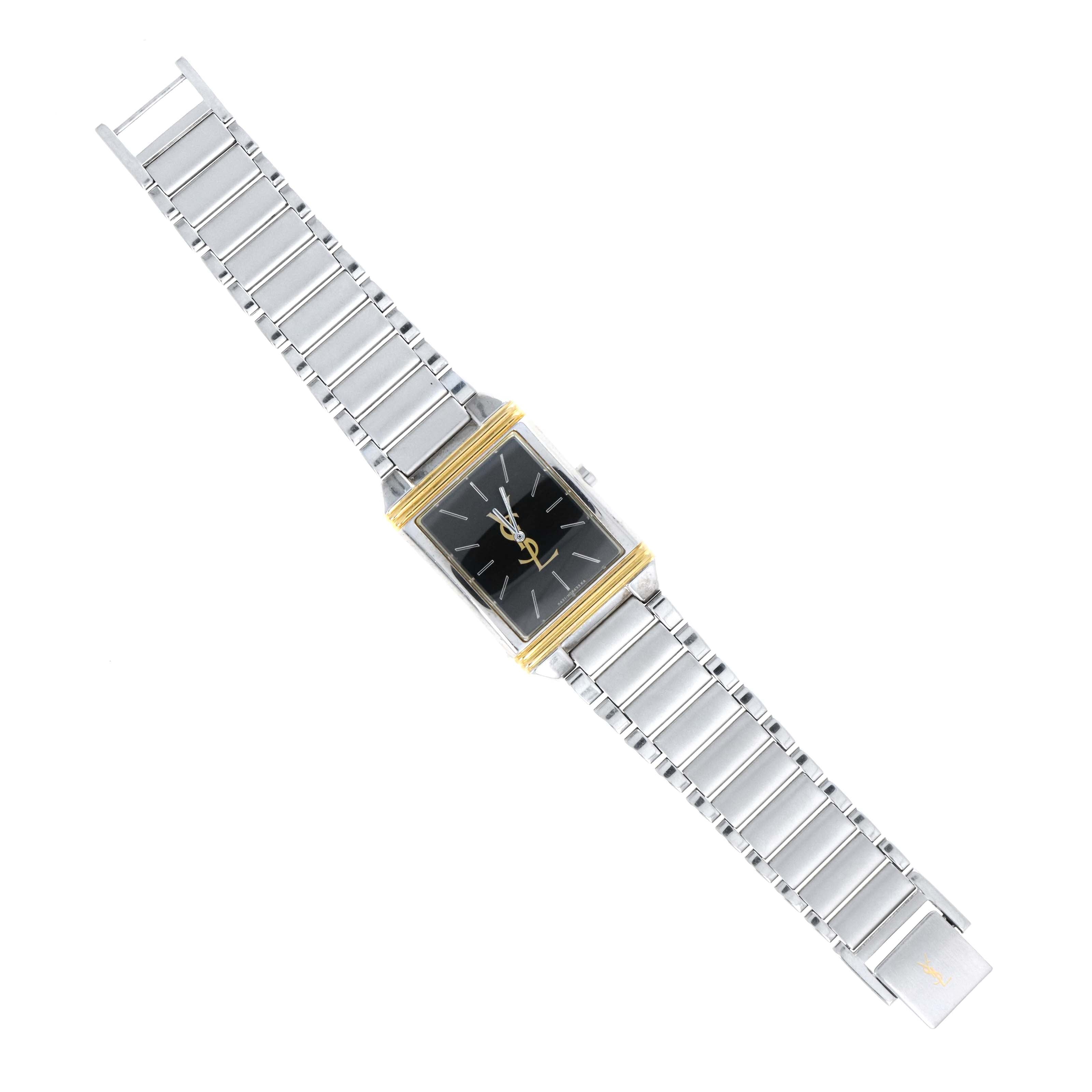 Yves Saint Laurent 600480 Black Dial Watch - Queen May