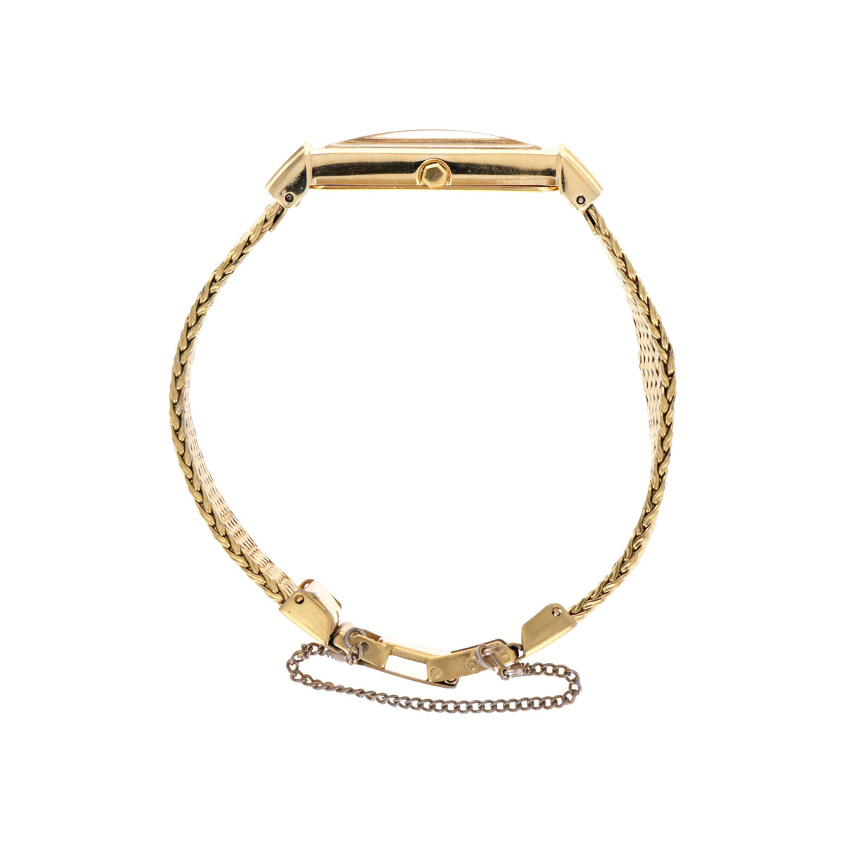 Rare Vintage Yves Saint Laurent Ladies Watch Gold Tone Mesh