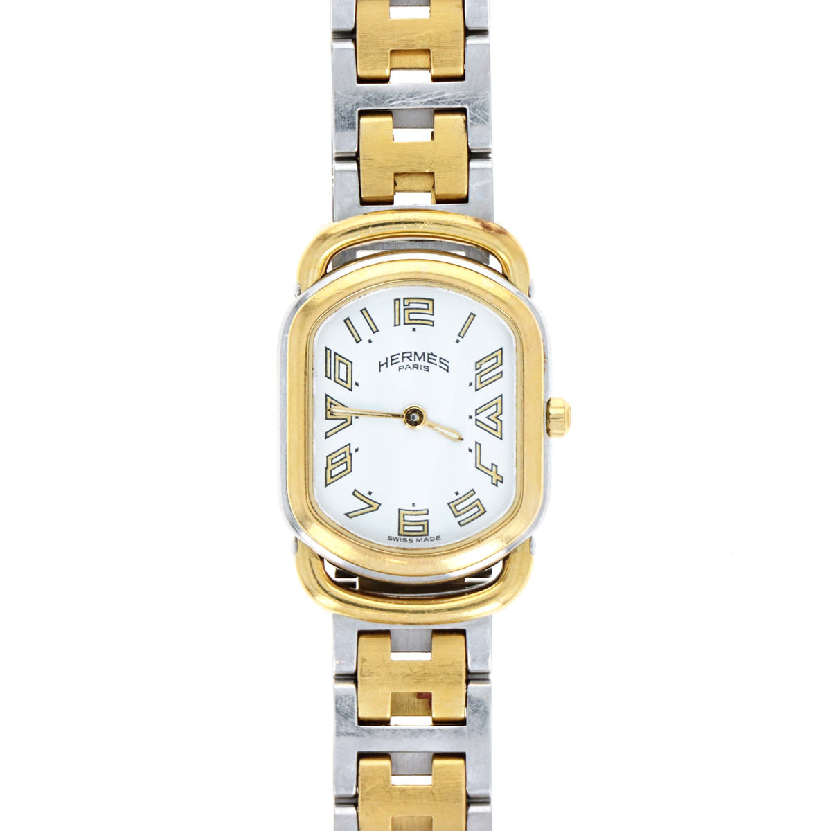 Hermes Rallye Watch Two Tone