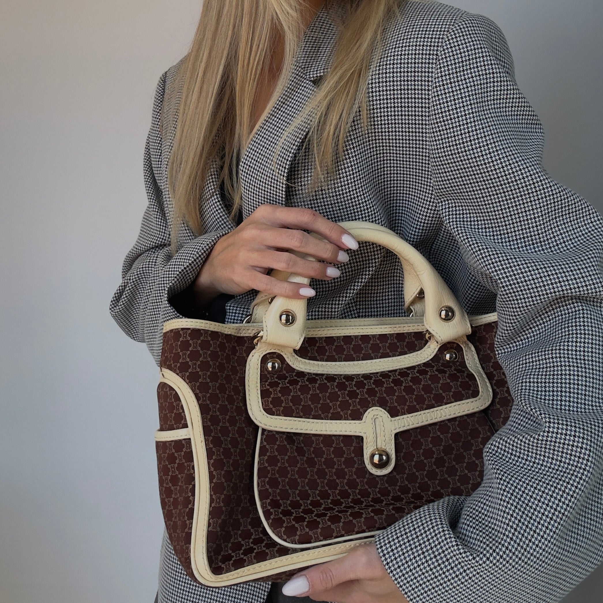 Celine Triomphe Canvas Boogie Bag