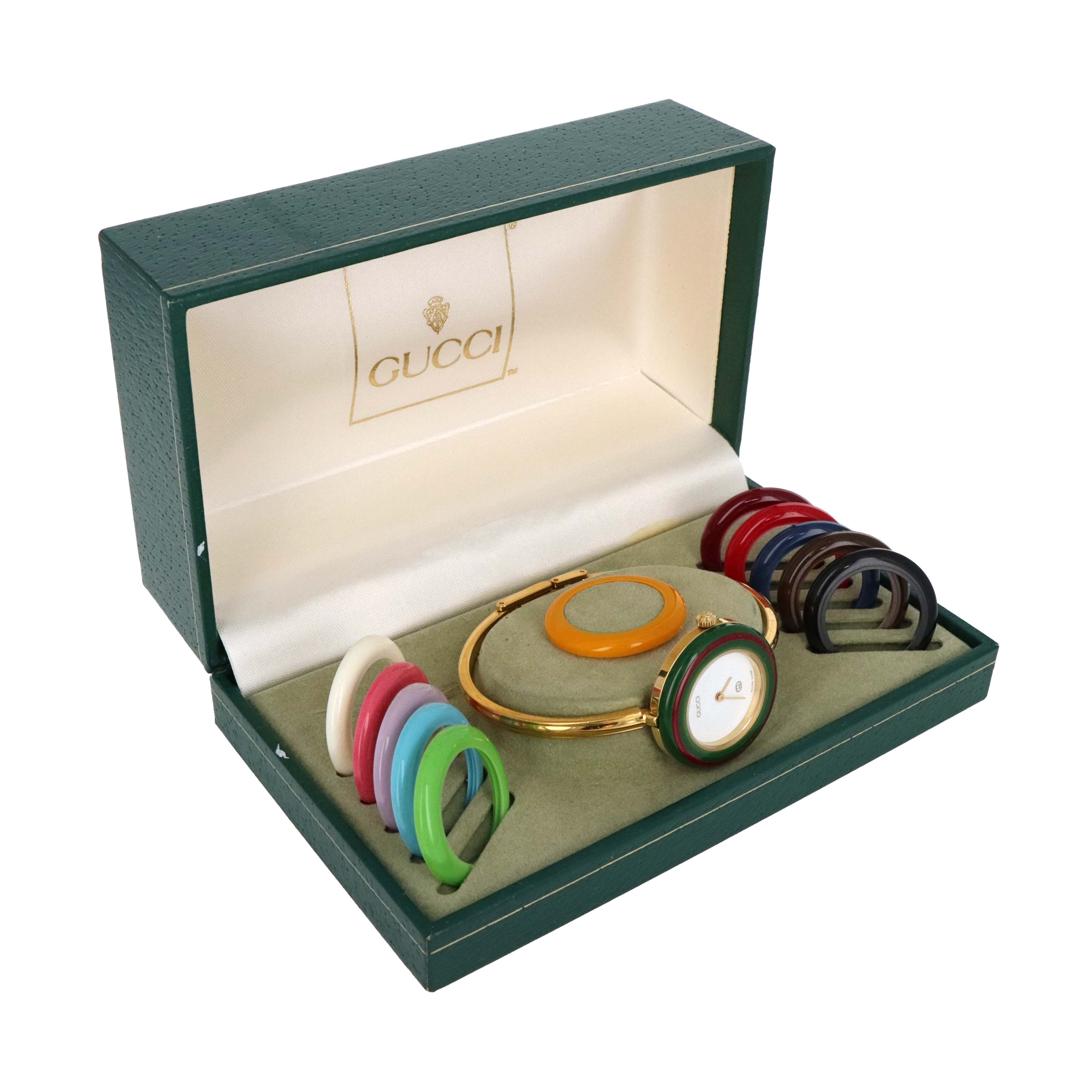 Vintage Gucci Interchangeable Bezel Watch - Queen May