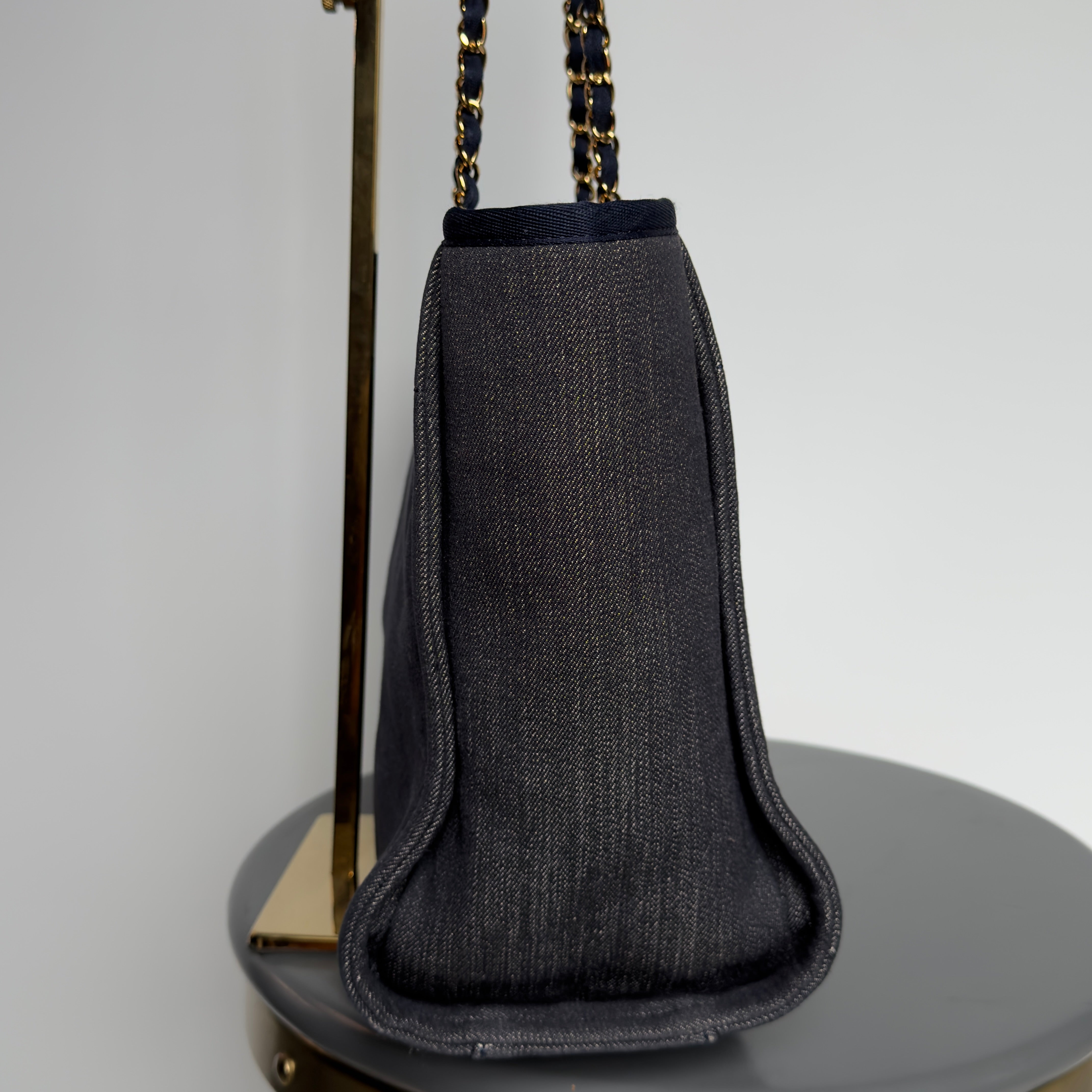 Chanel Deauville Tote Denim Small