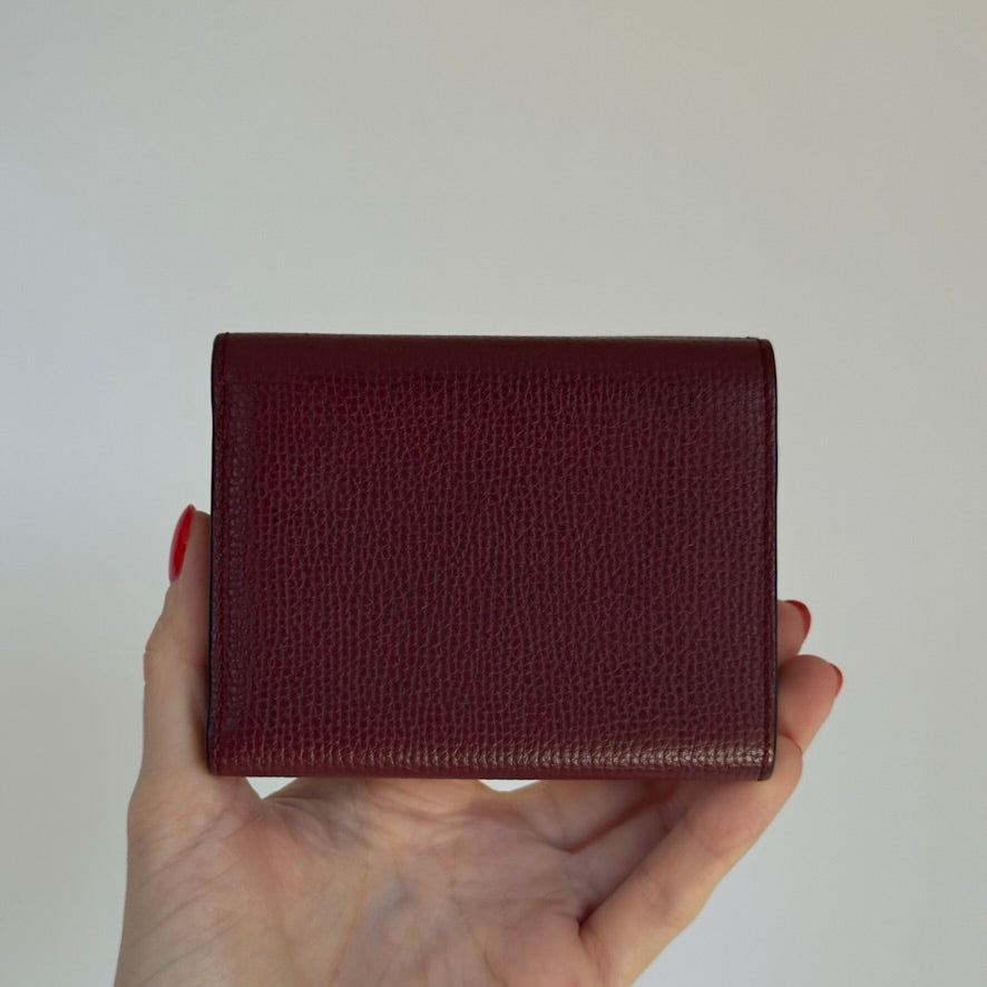 Loewe Anagram Trifold Wallet in Pebble Grained Calfskin - Queen May