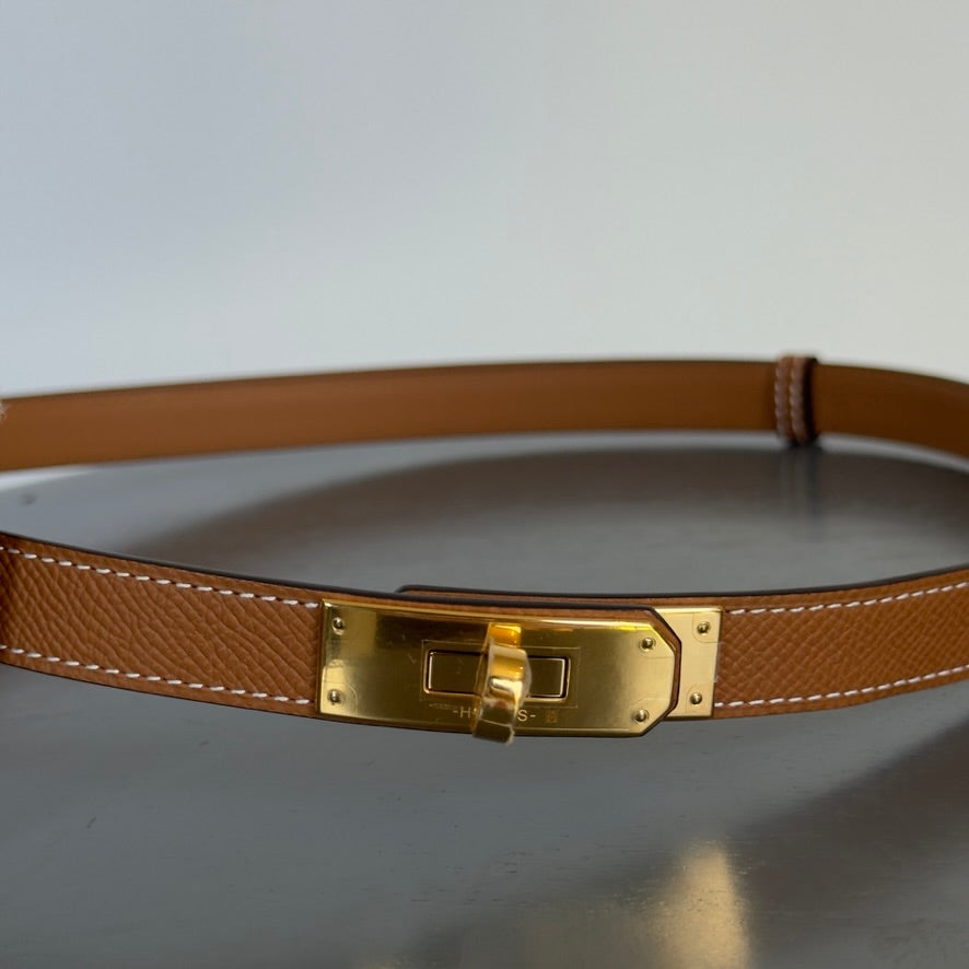 New Hermes Kelly Pocket Teddy 18 Belt - Queen May