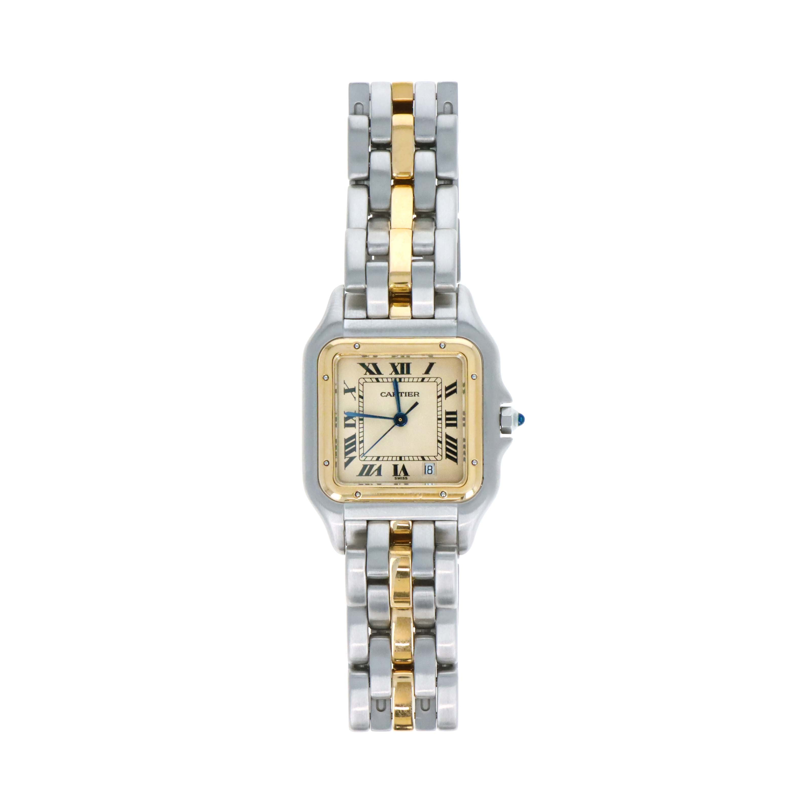 Cartier Panthere Two Tone 18K/SS Midsize Ladies Watch 27MM Reference 83949 Quartz Movement - Queen May