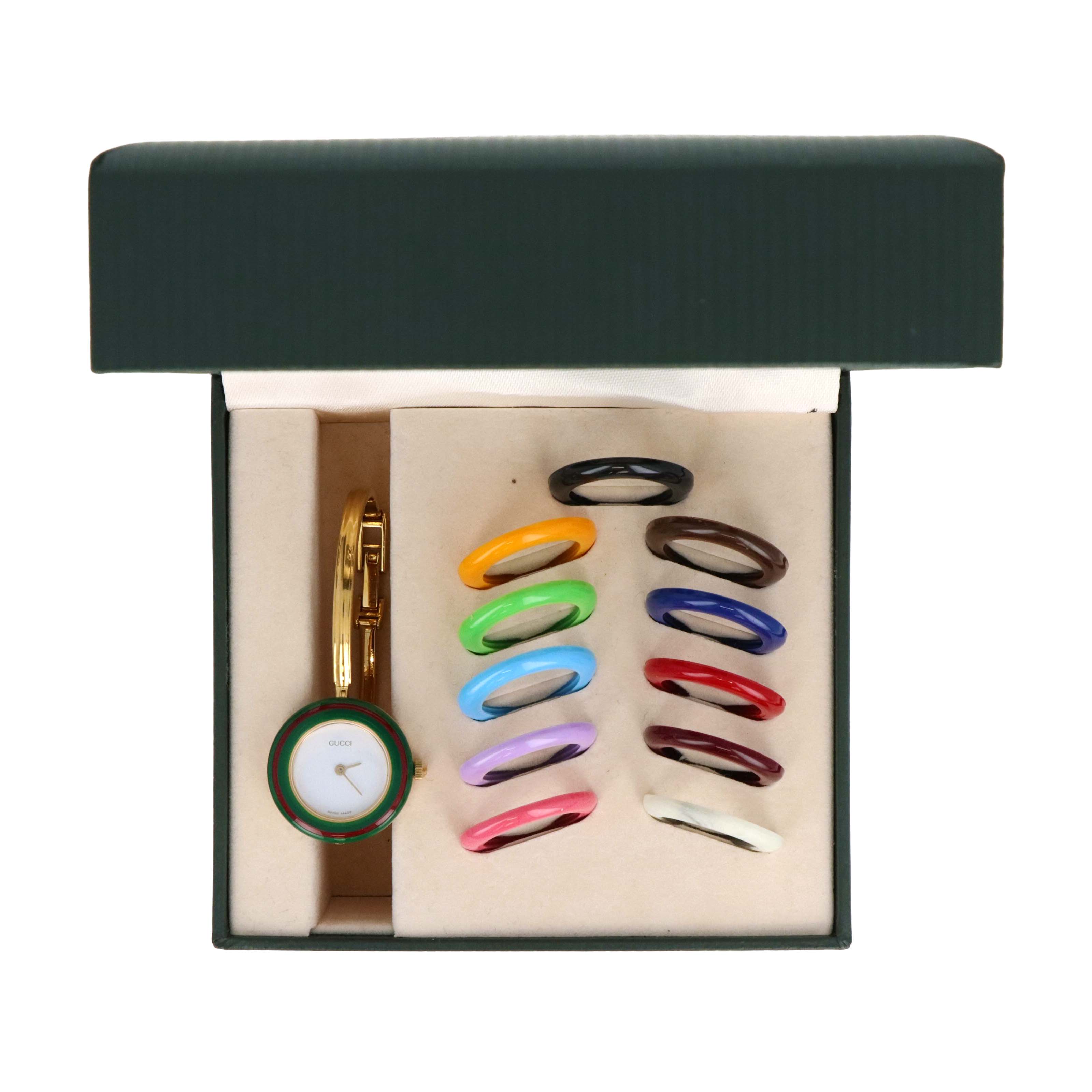 Vintage Gucci Interchangeable Bezel Watch - Queen May