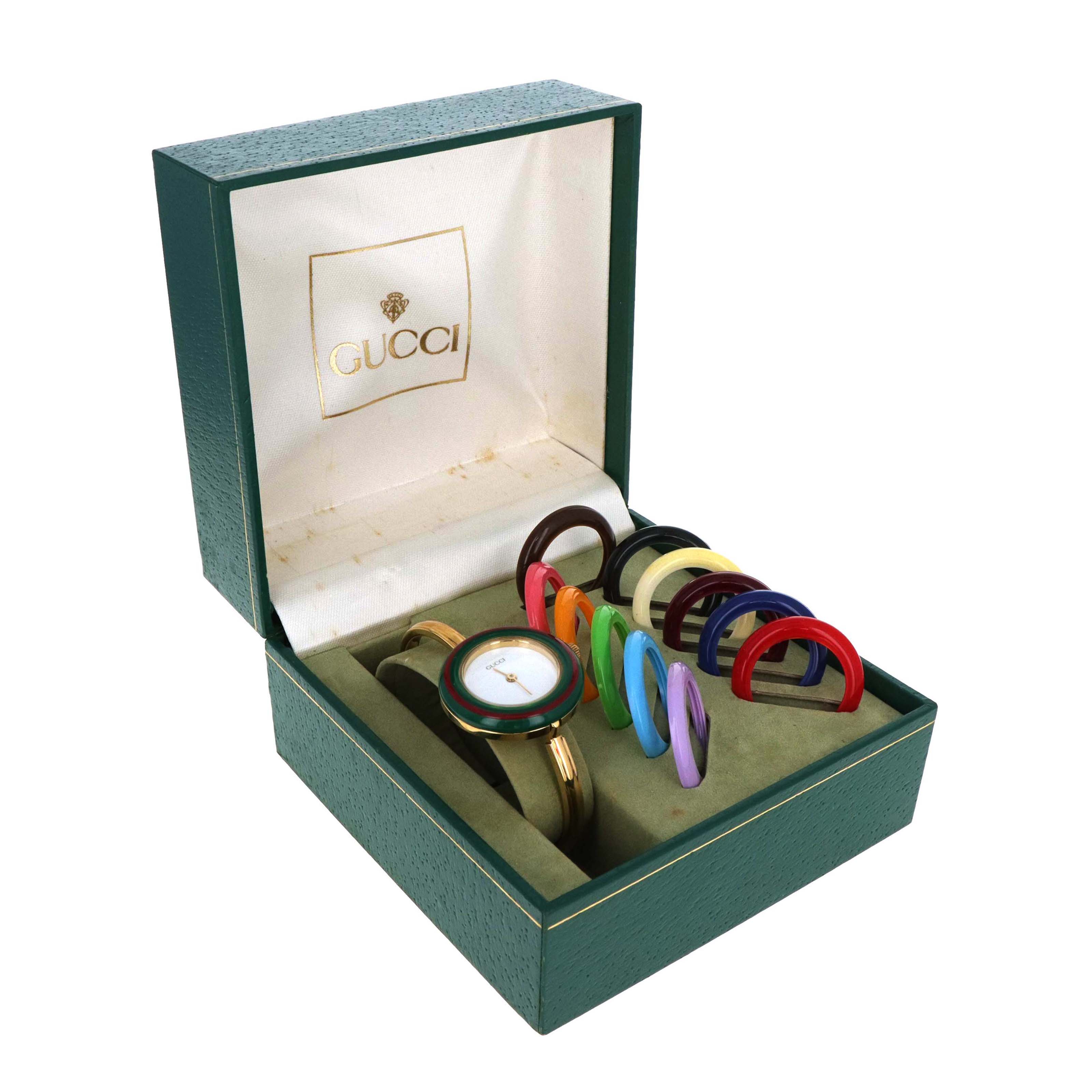 Vintage Gucci Interchangeable Bezel Watch (#1) - Queen May