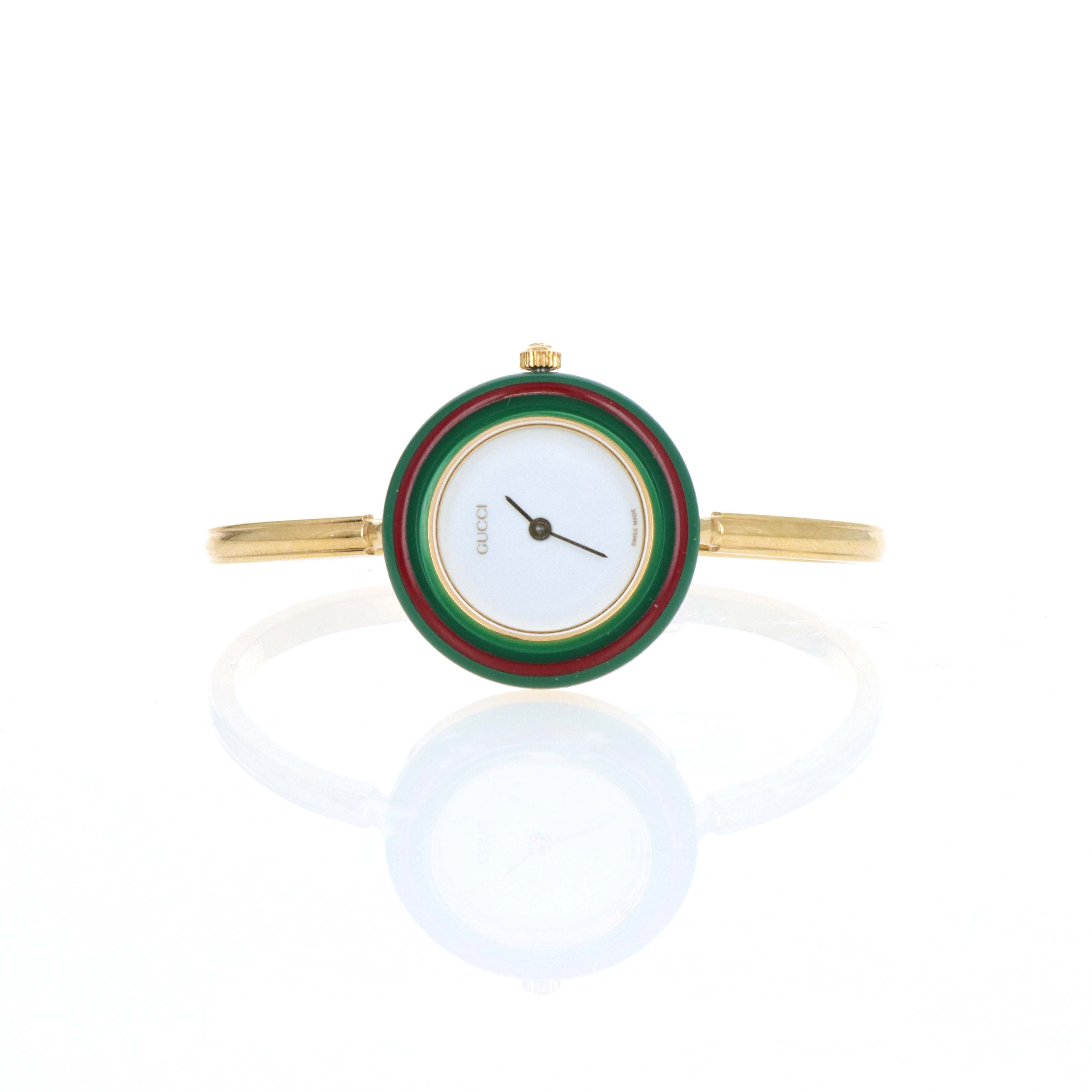 Vintage Gucci Interchangeable Bezel Watch (#9) - Queen May