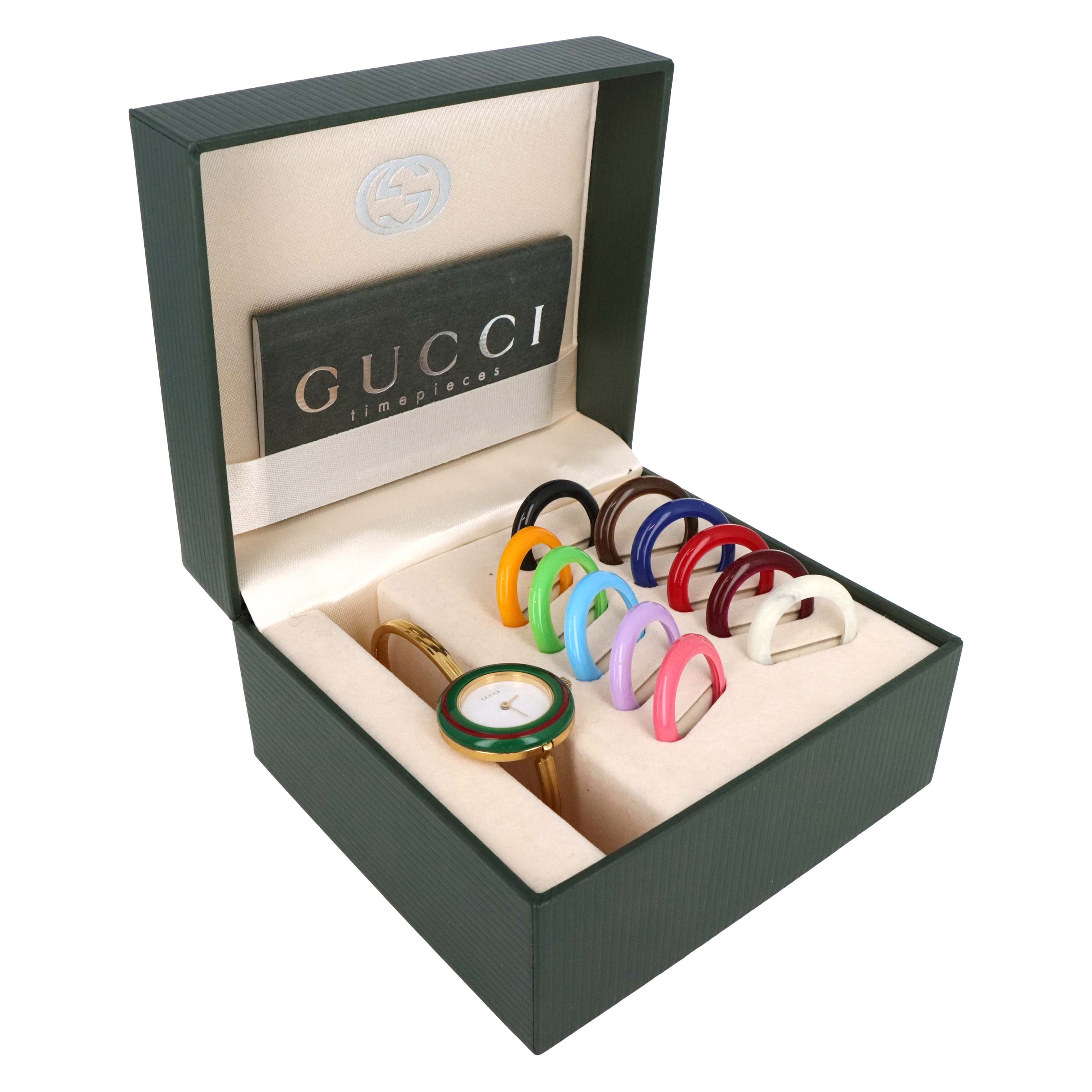 Vintage Gucci Interchangeable Bezel Watch - Queen May