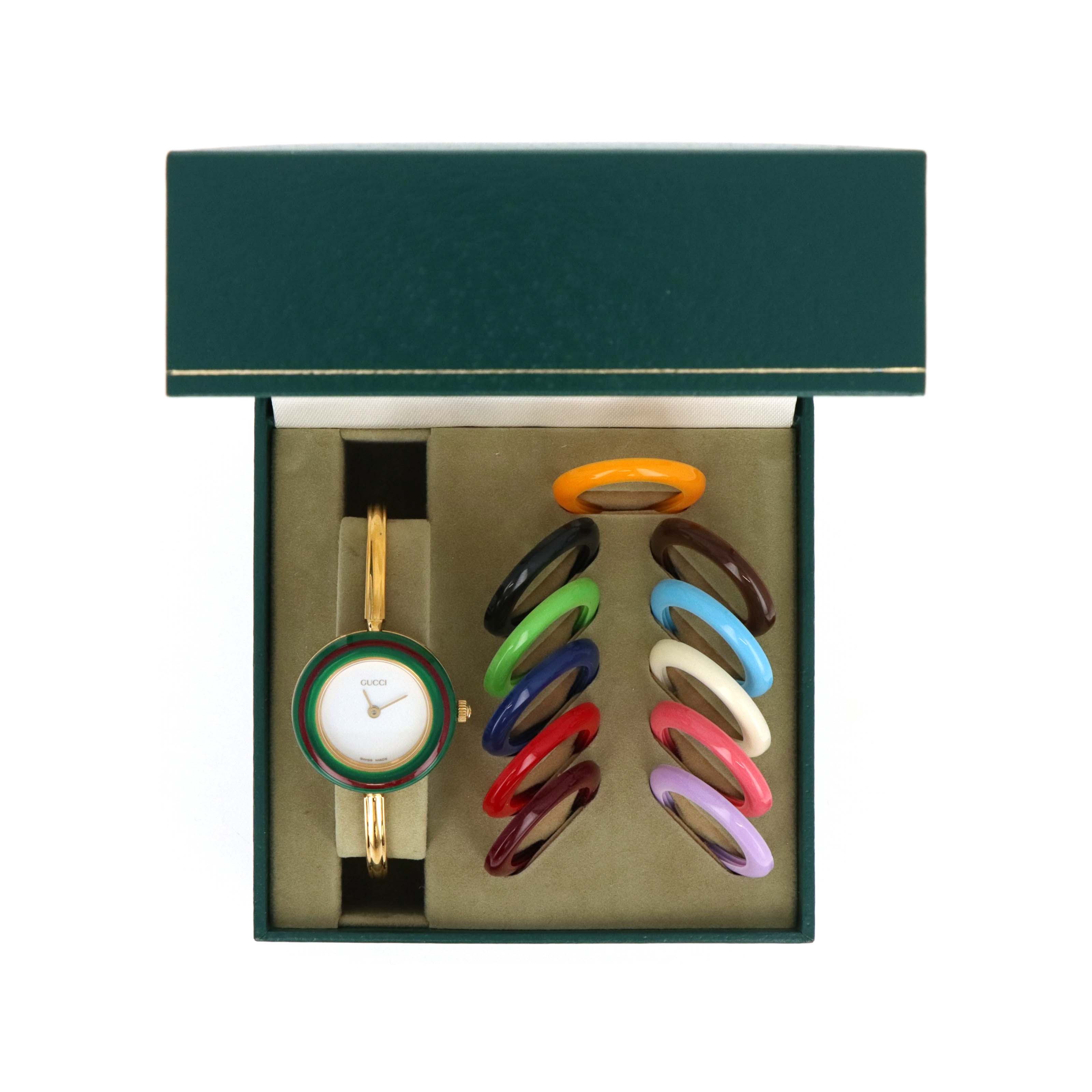 Vintage Gucci Interchangeable Bezel Watch - Queen May
