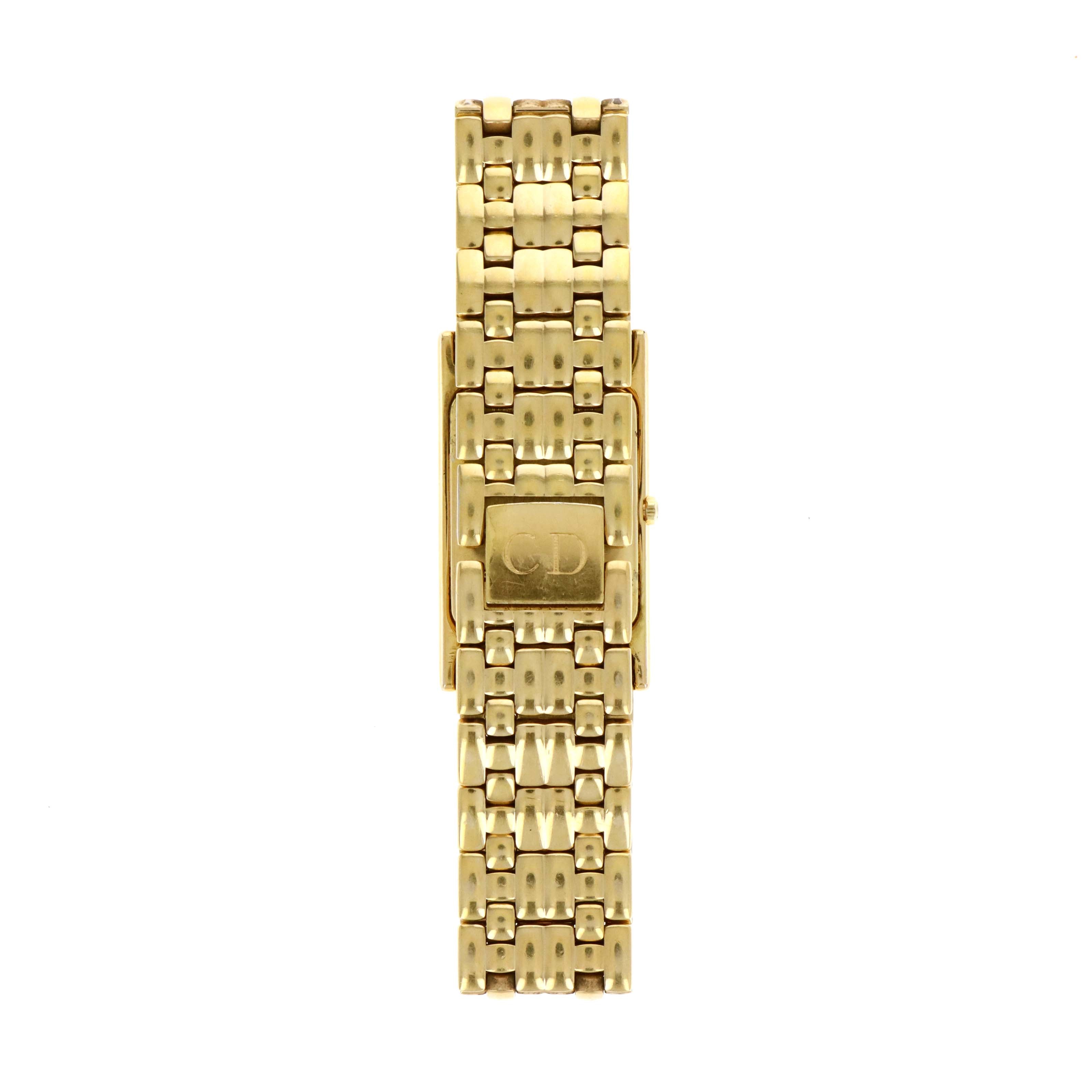 Vintage Christian Dior Gold Plated Quartz Watch - Queen May