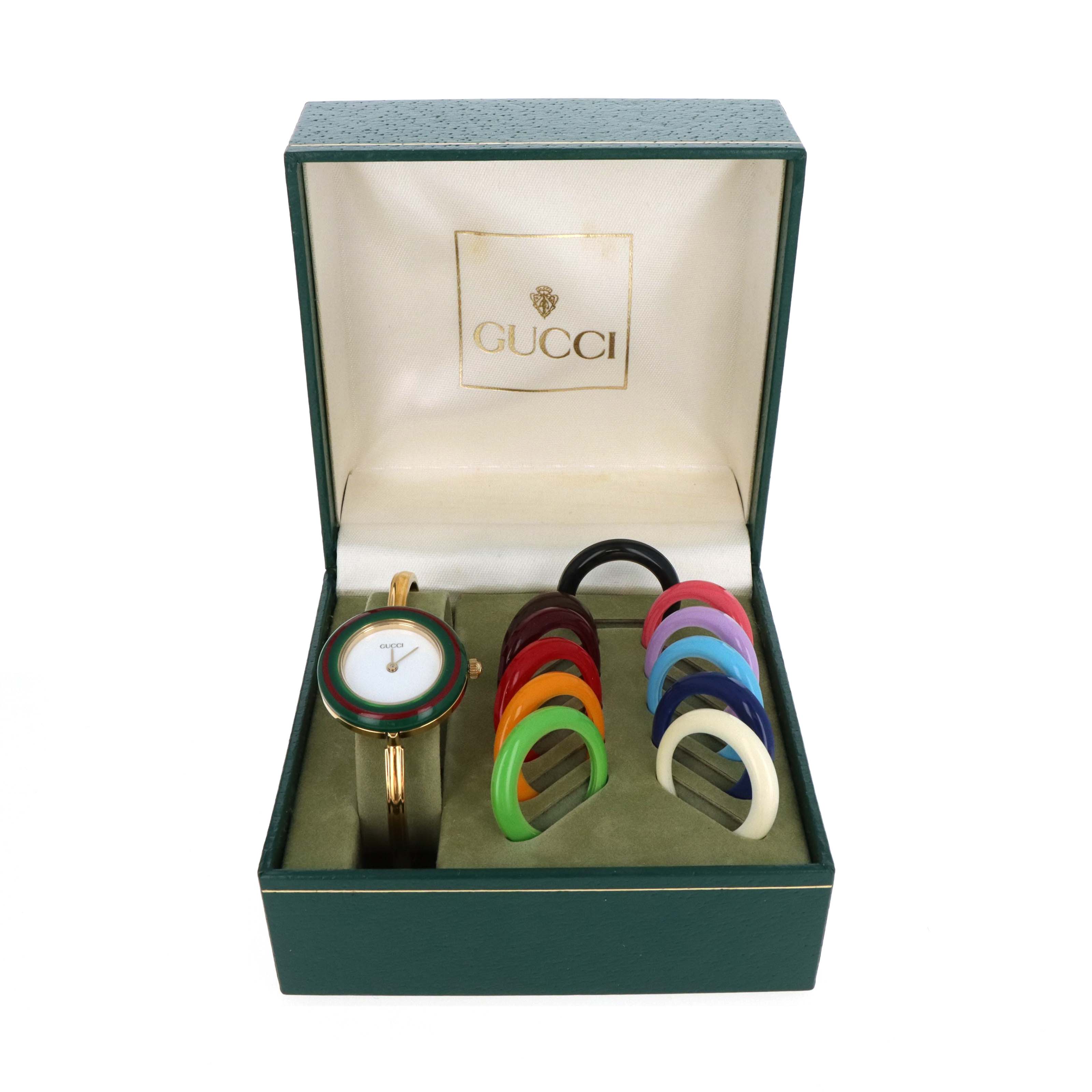 Vintage Gucci Interchangeable Bezel Watch (#3) - Queen May