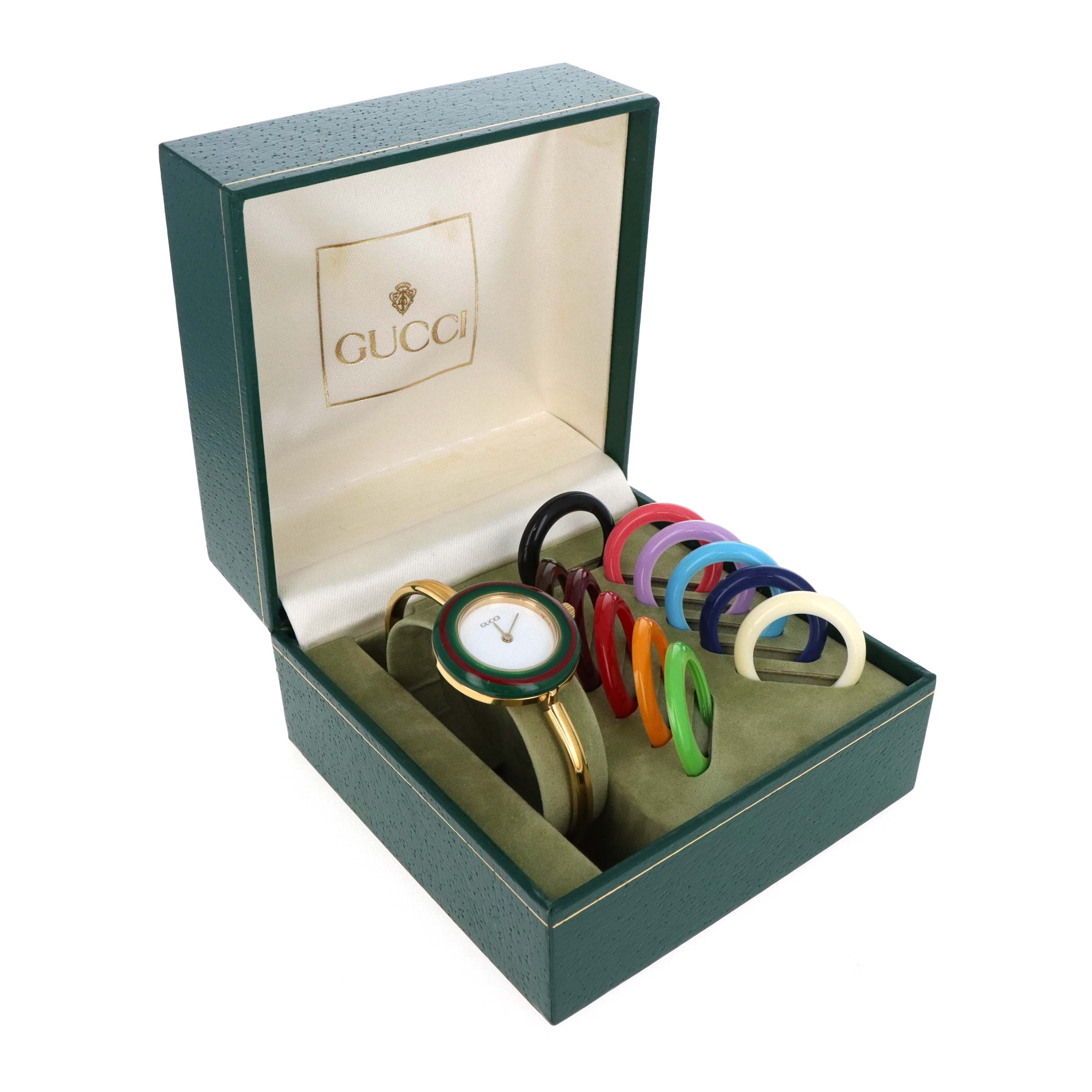 Vintage Gucci Interchangeable Bezel Watch (#3) - Queen May