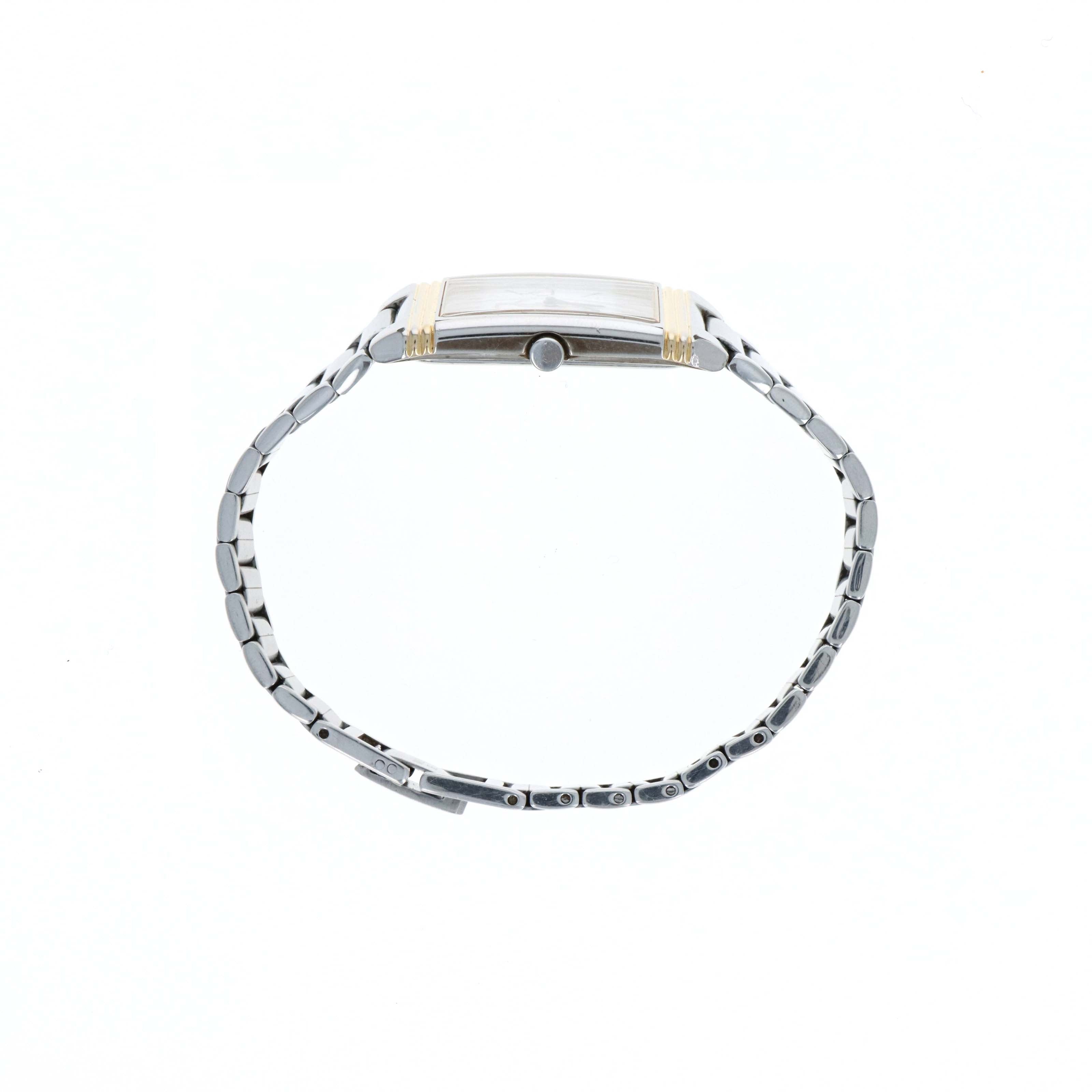 Vintage Yves Saint Laurent Two-tone Rectangular Ladies Watch - Queen May
