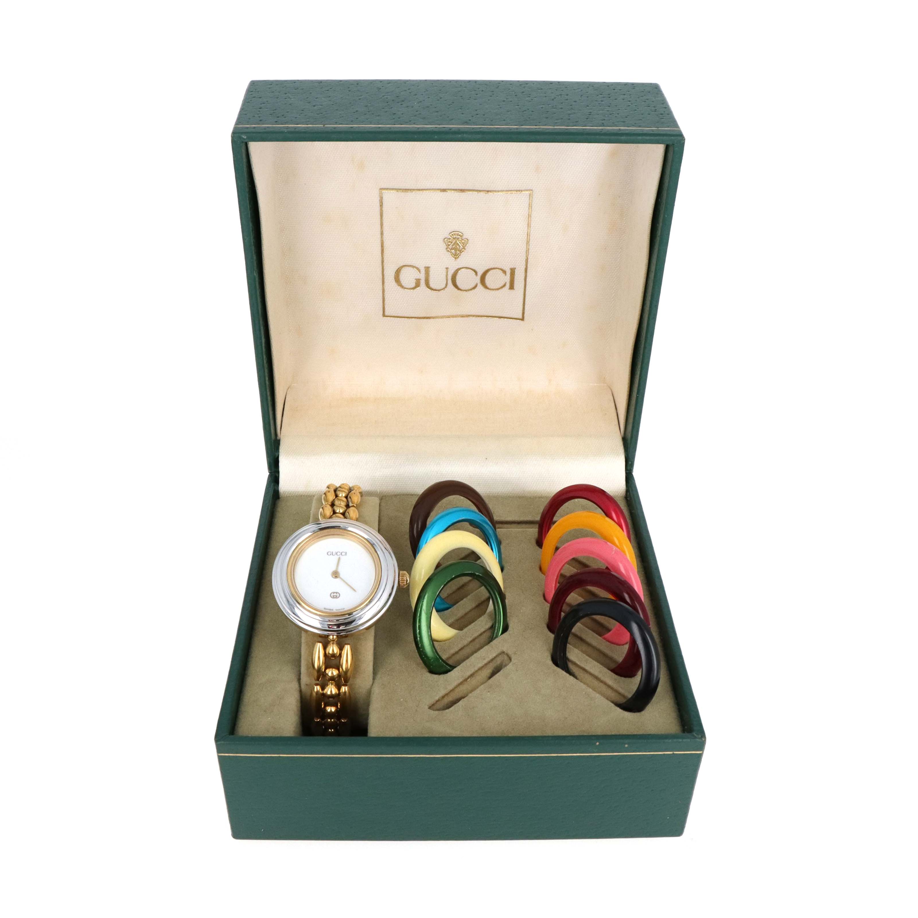 Vintage Gucci Interchangeable Bezel Watch Link Bracelet(#4) - Queen May