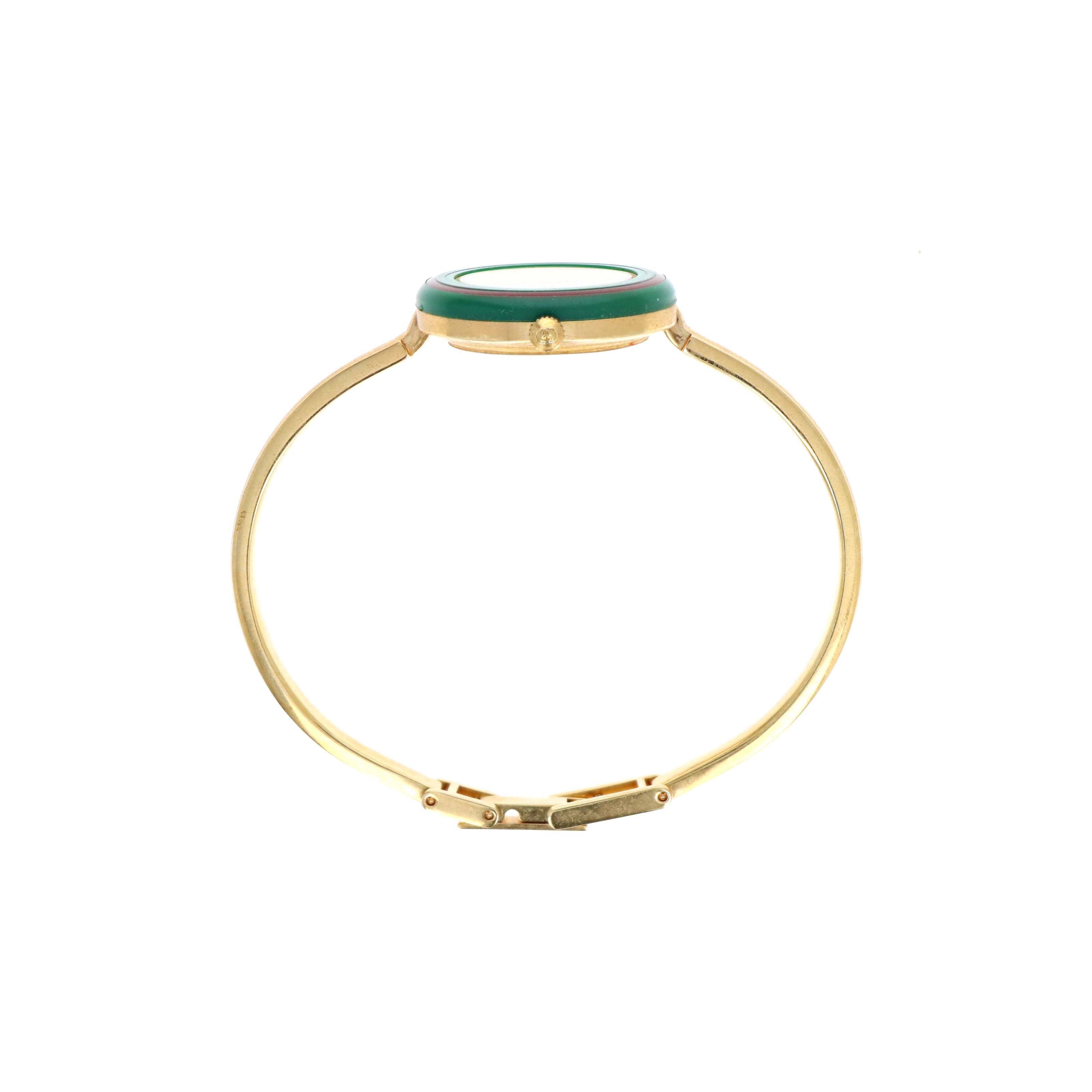 Vintage Gucci Interchangeable Bezel Bangle Watch