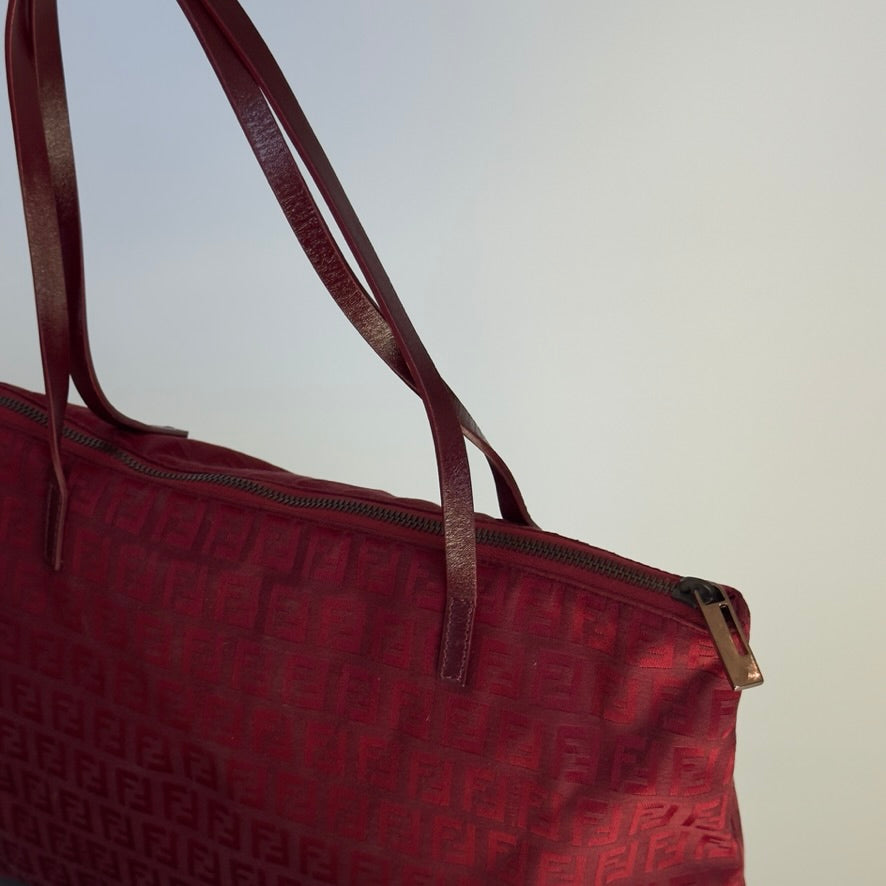 Fendi Zucca Canvas Tote - Queen May