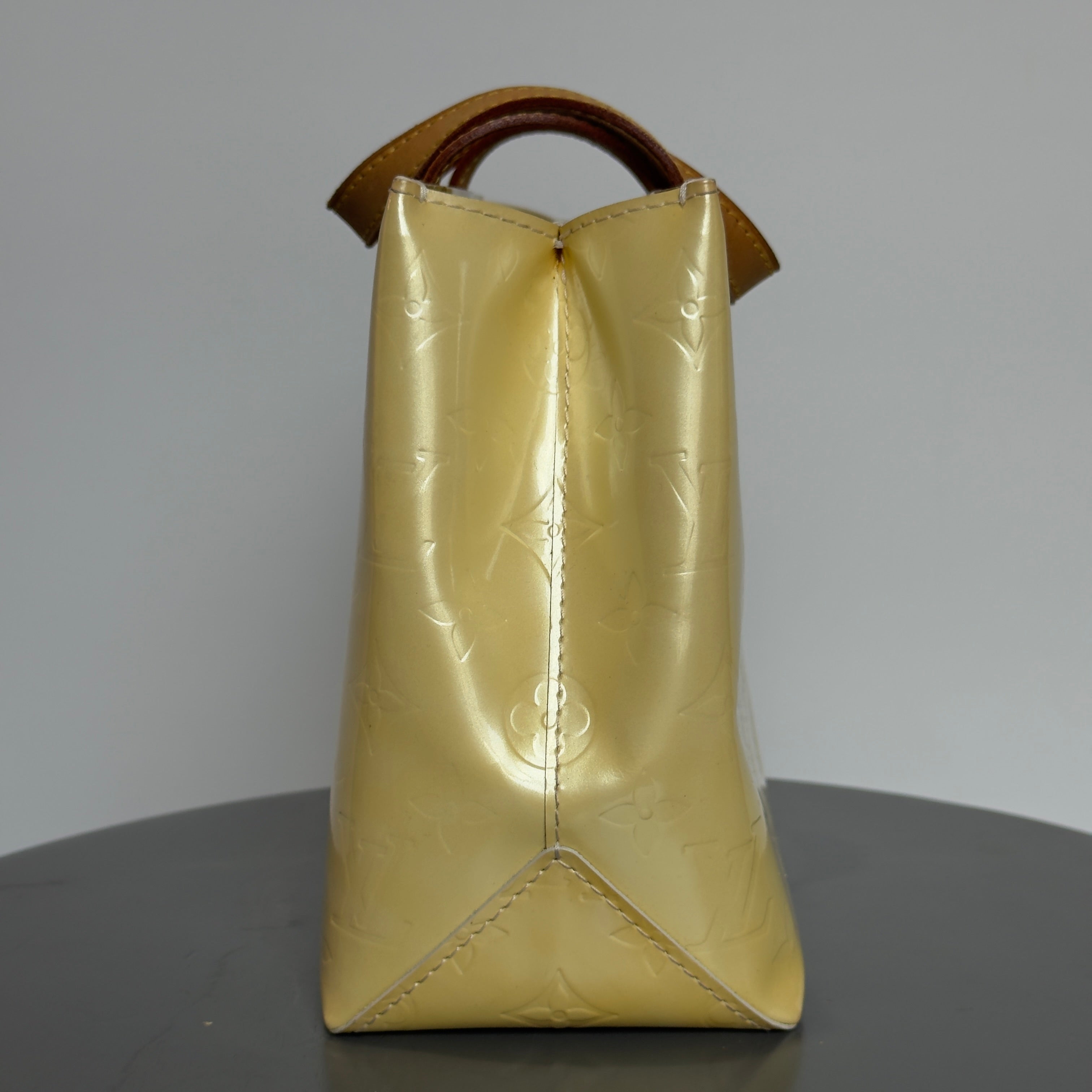 Louis Vuitton Yellow Vernis Reade