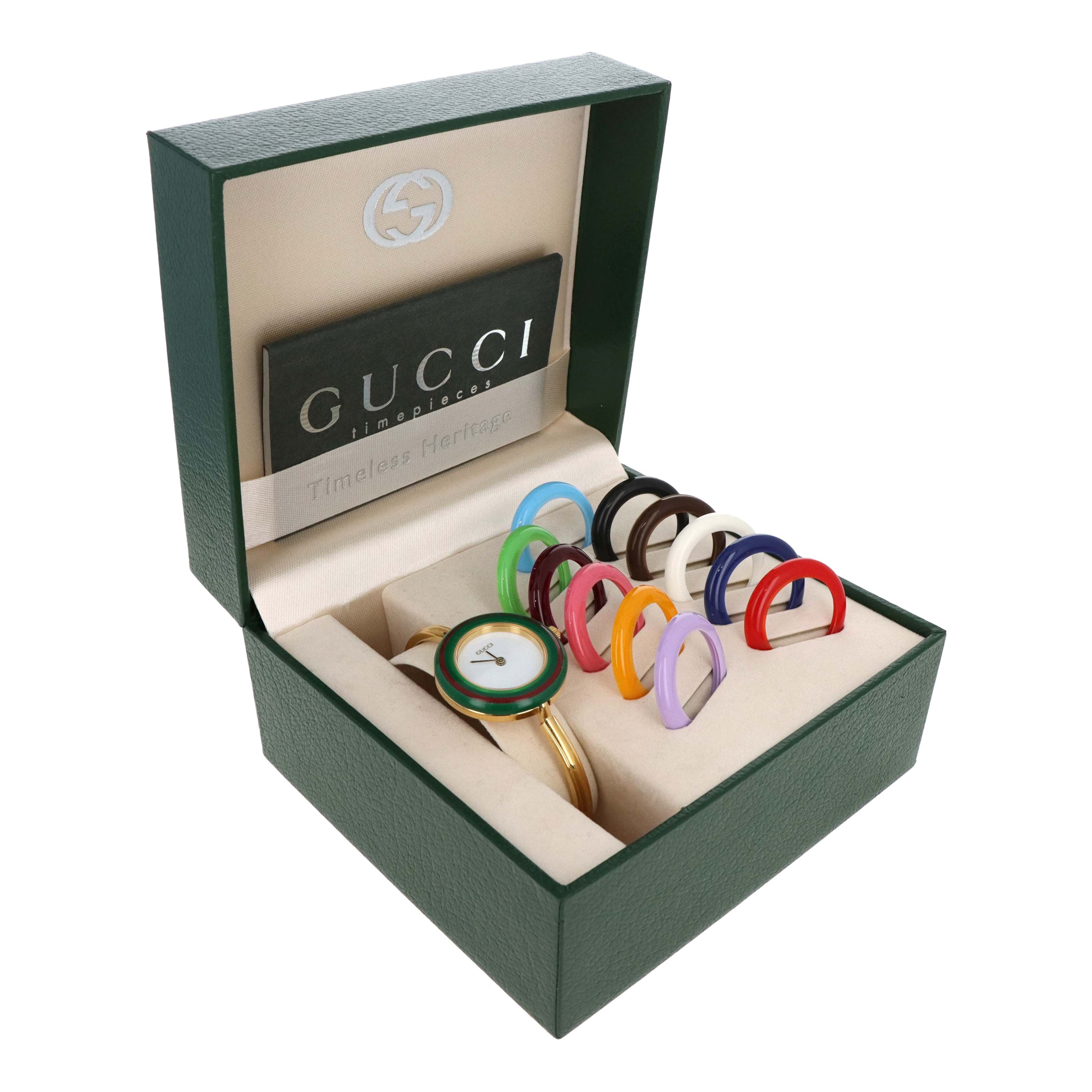 Vintage Gucci Interchangeable Bezel Watch (#5) - Queen May