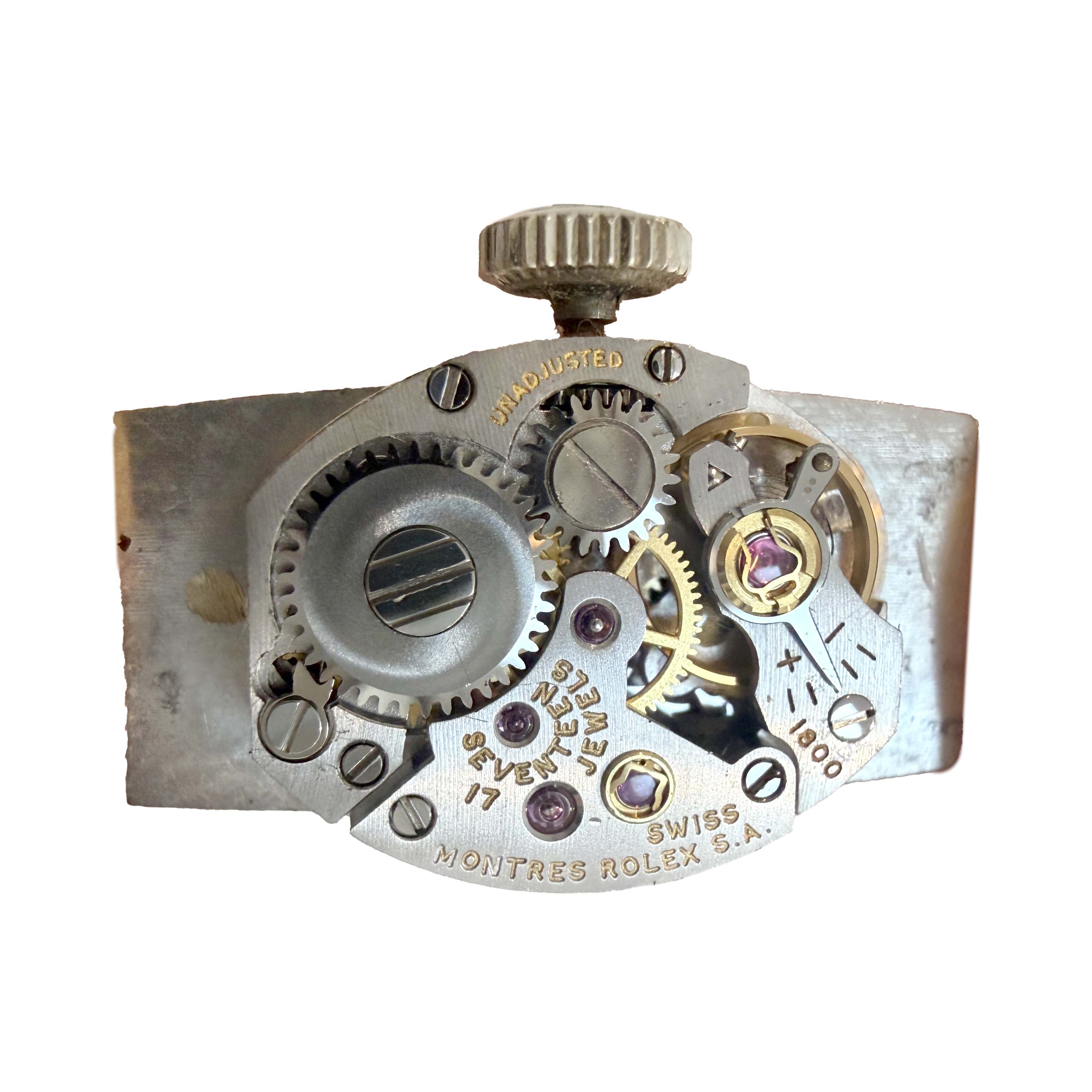 Vintage Rolex Ladies 14K White Gold Mechanical Movement Watch