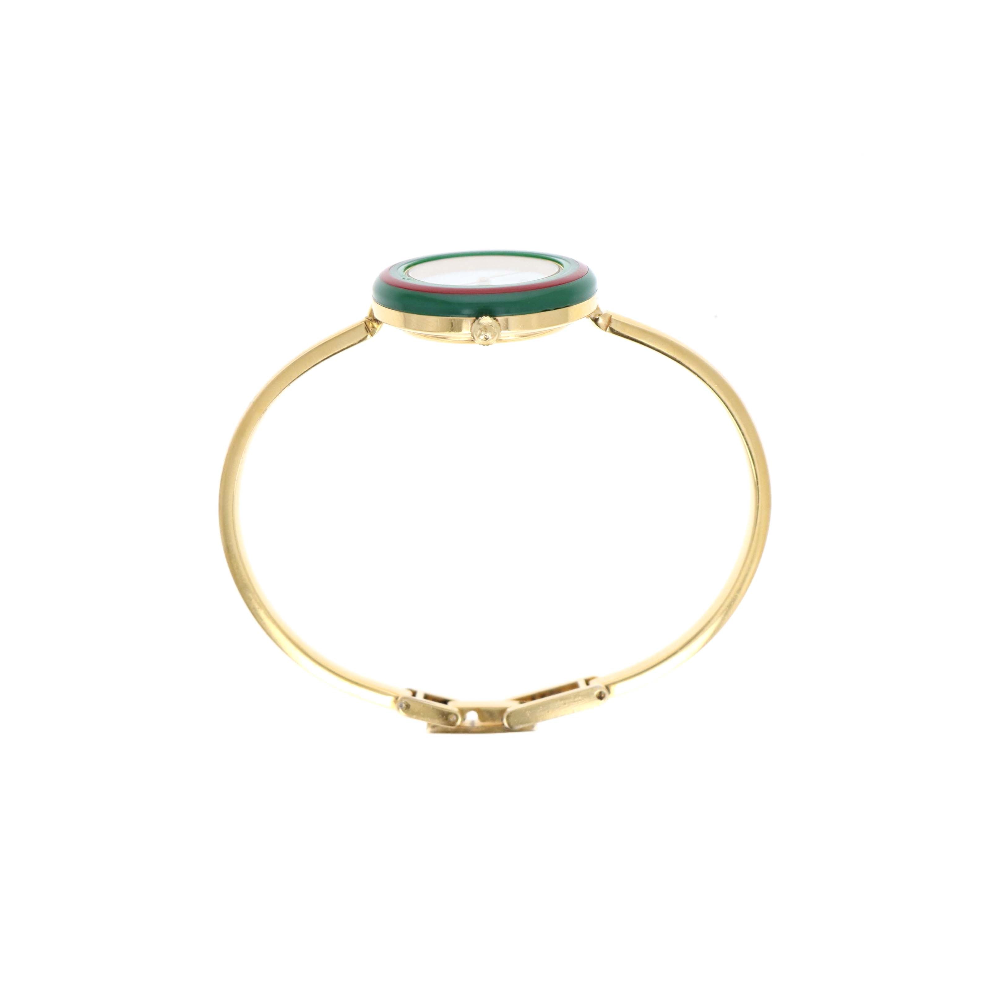 Vintage Gucci Interchangeable Bezel Bangle Watch