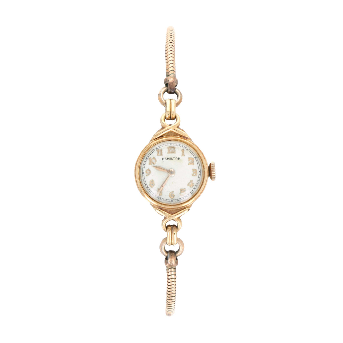 Vintage Hamilton Gold Filled Ladies Mechanical Movement Watch c.1930’s