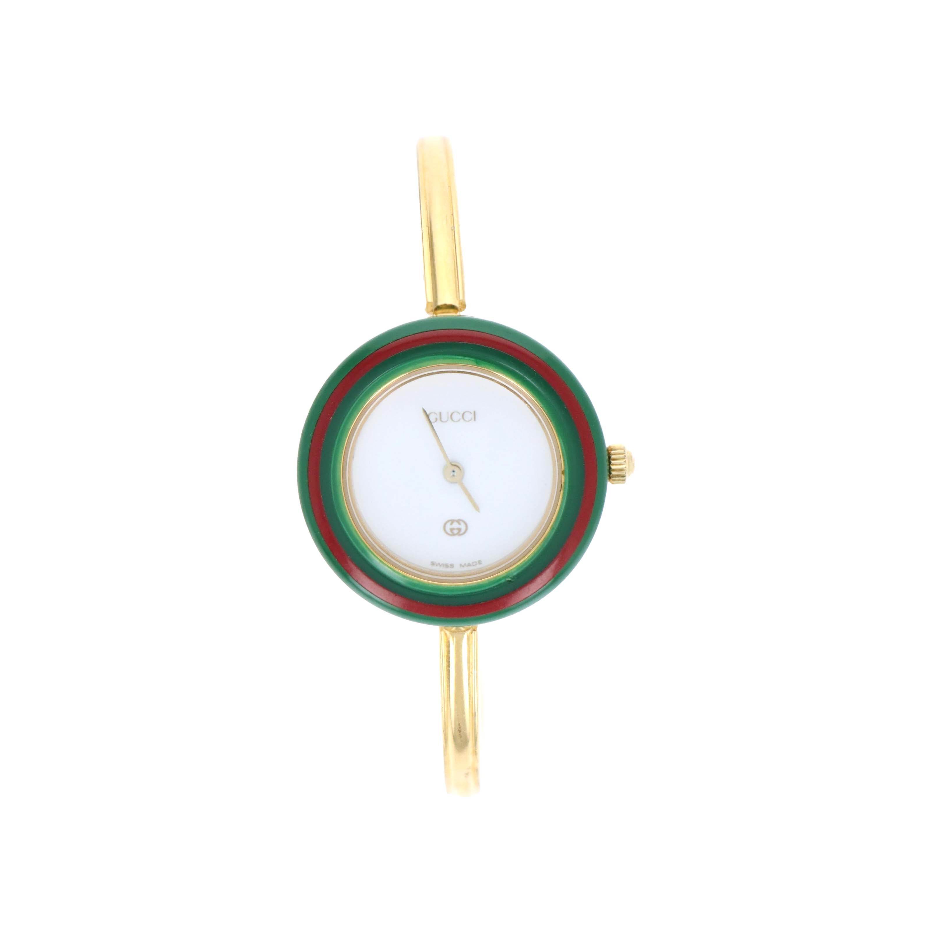Vintage Gucci Interchangeable Bezel Bangle Watch