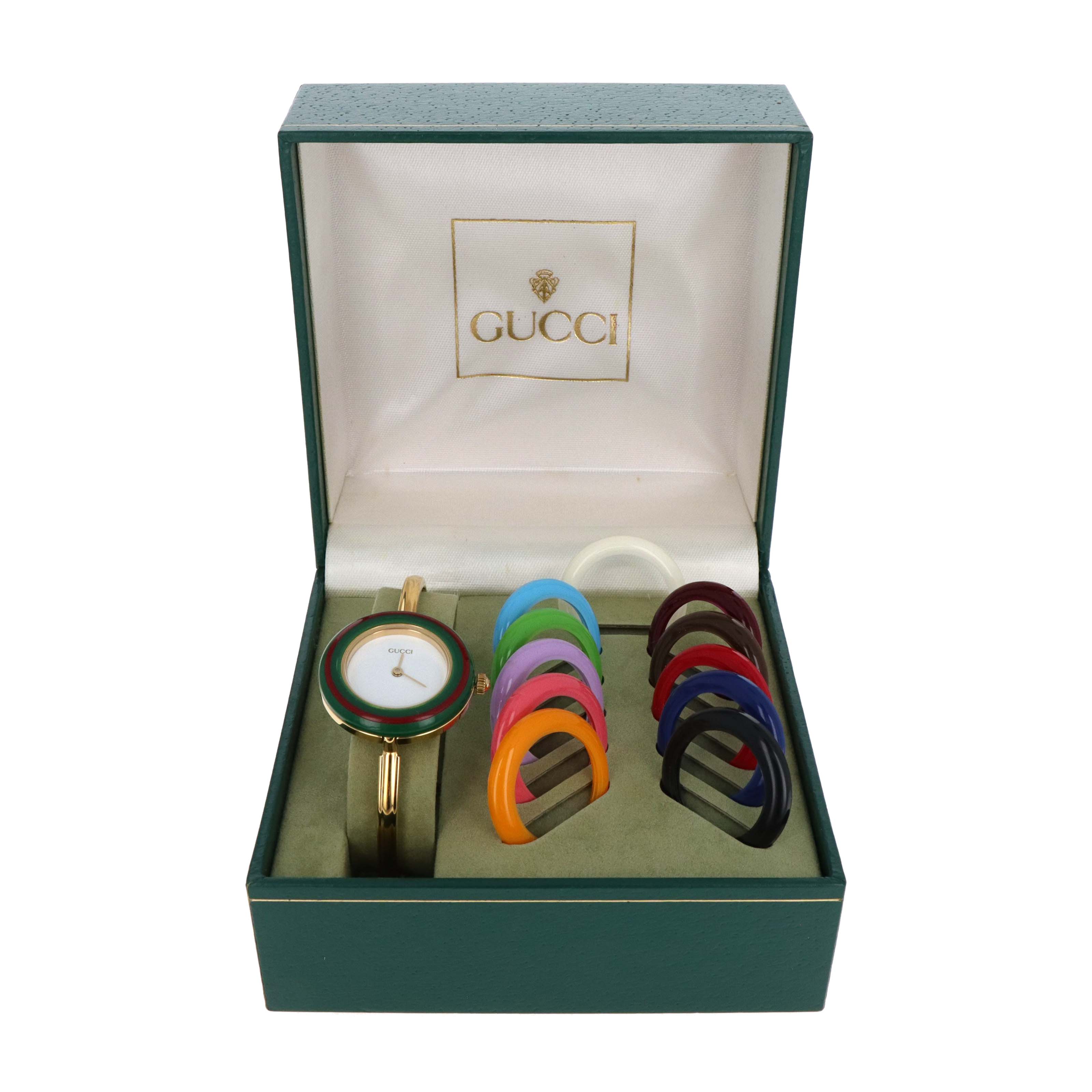 Vintage Gucci Interchangeable Bezel Watch (#7) - Queen May