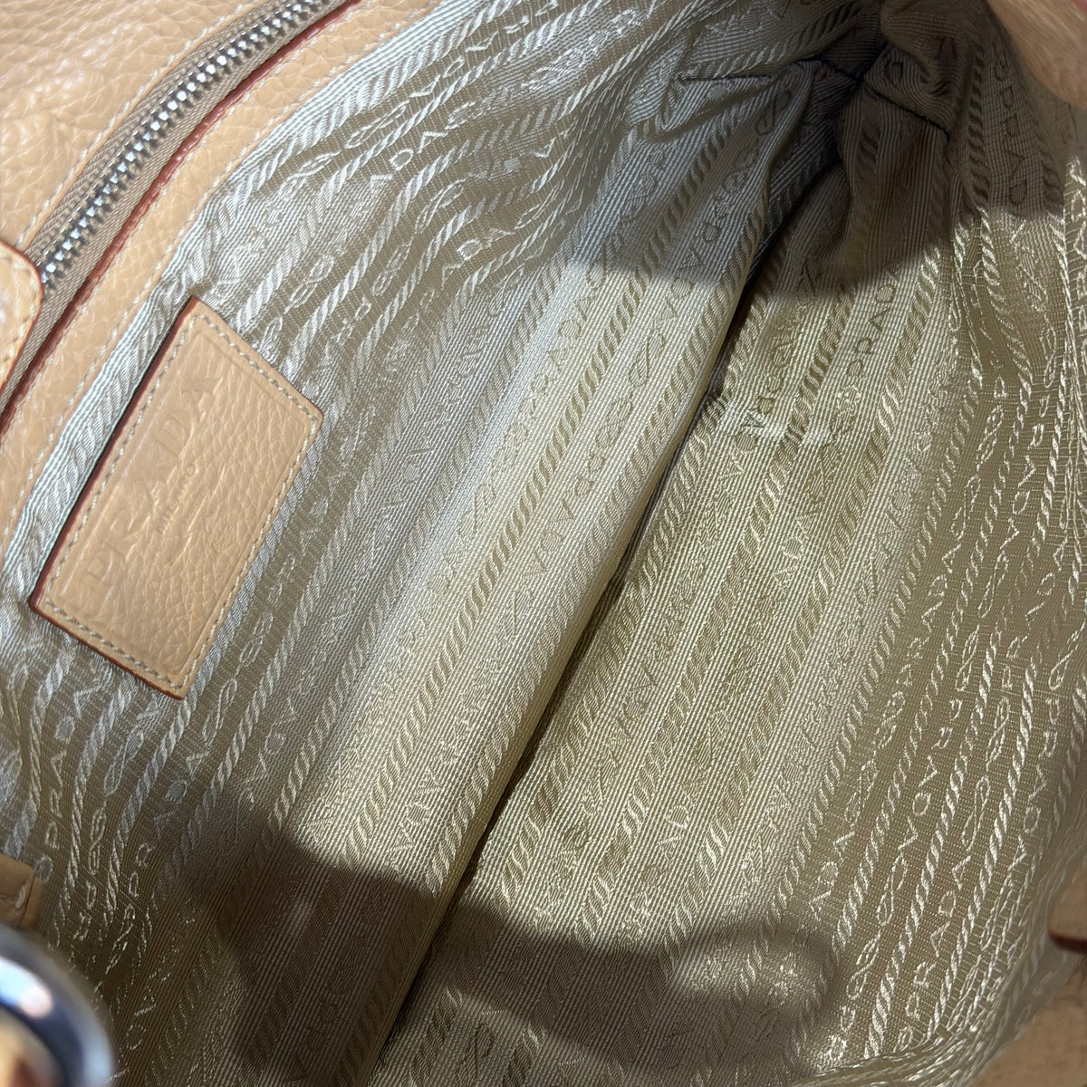 Prada Vitello Daino Rope Hobo Bag - Queen May