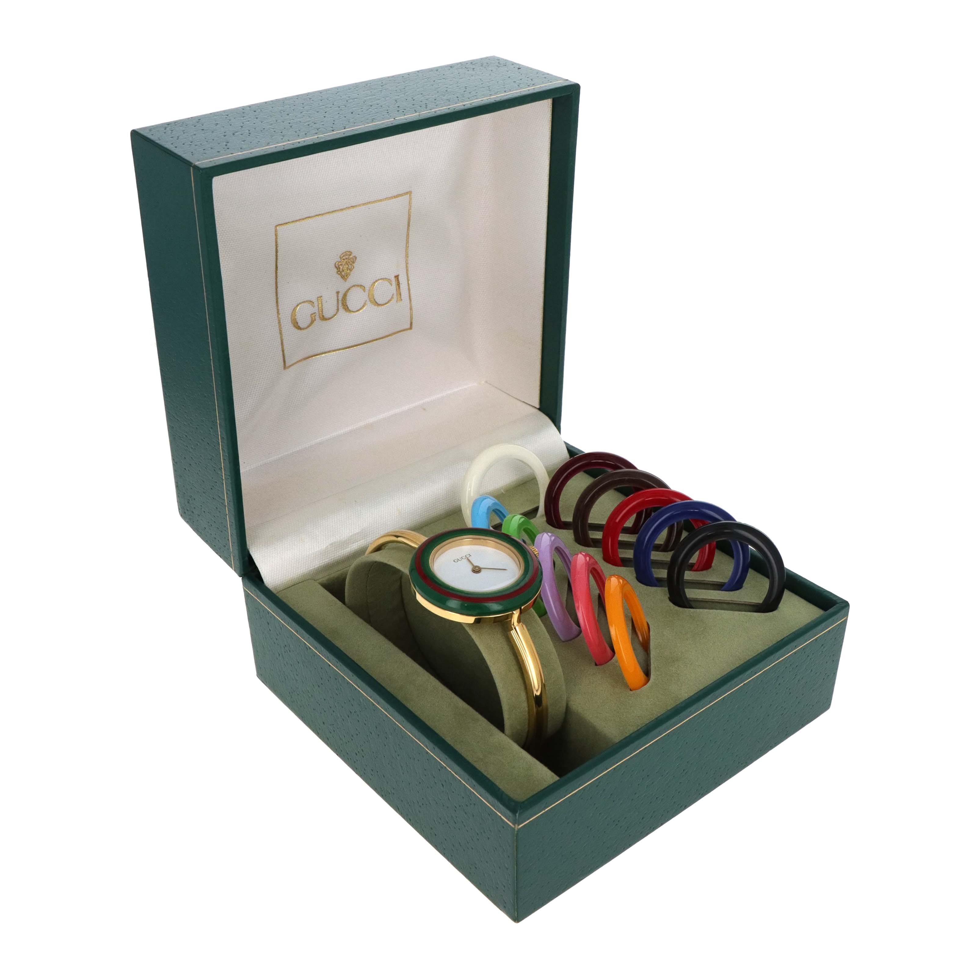 Vintage Gucci Interchangeable Bezel Watch (#7) - Queen May