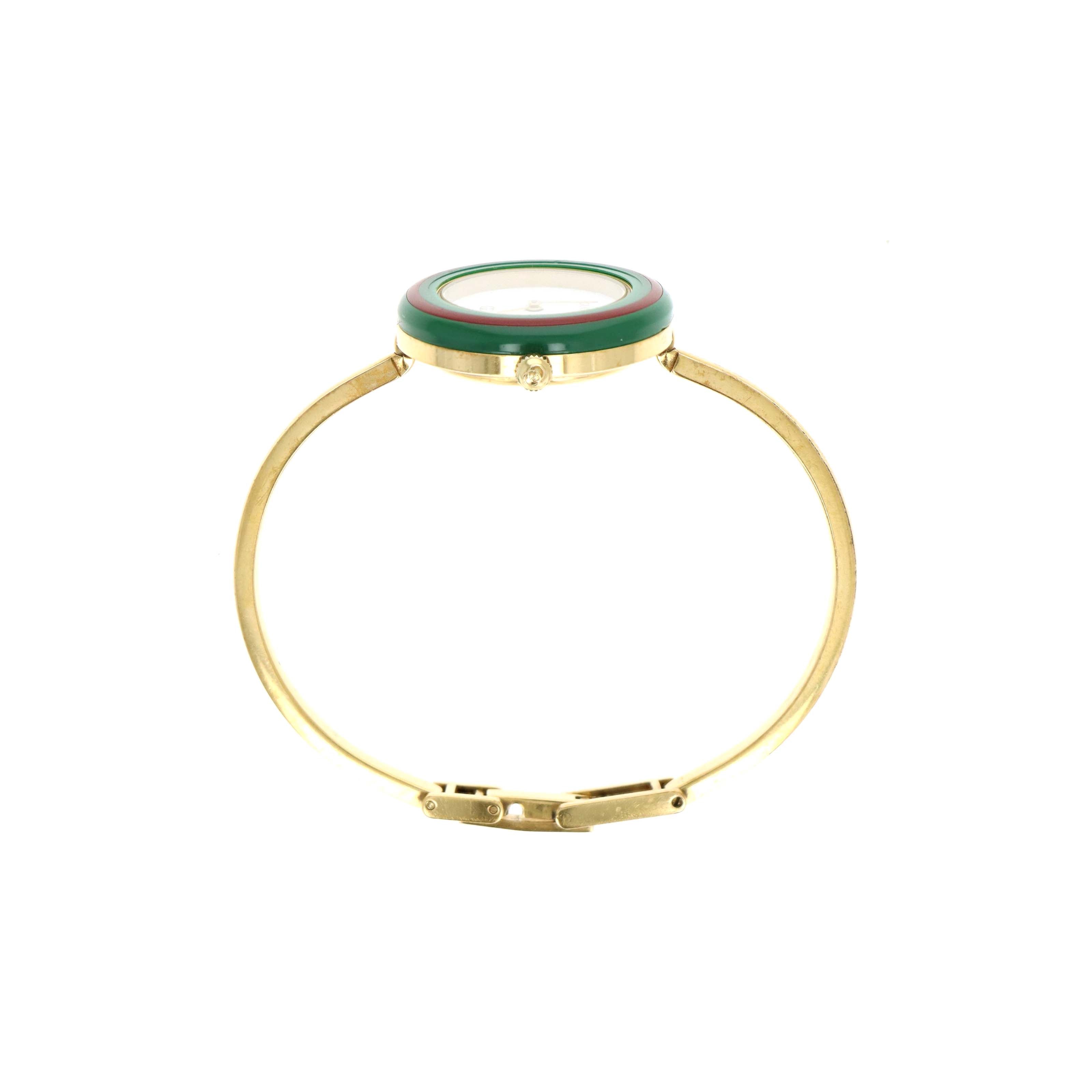 Vintage Gucci Interchangeable Bezel Bangle Watch