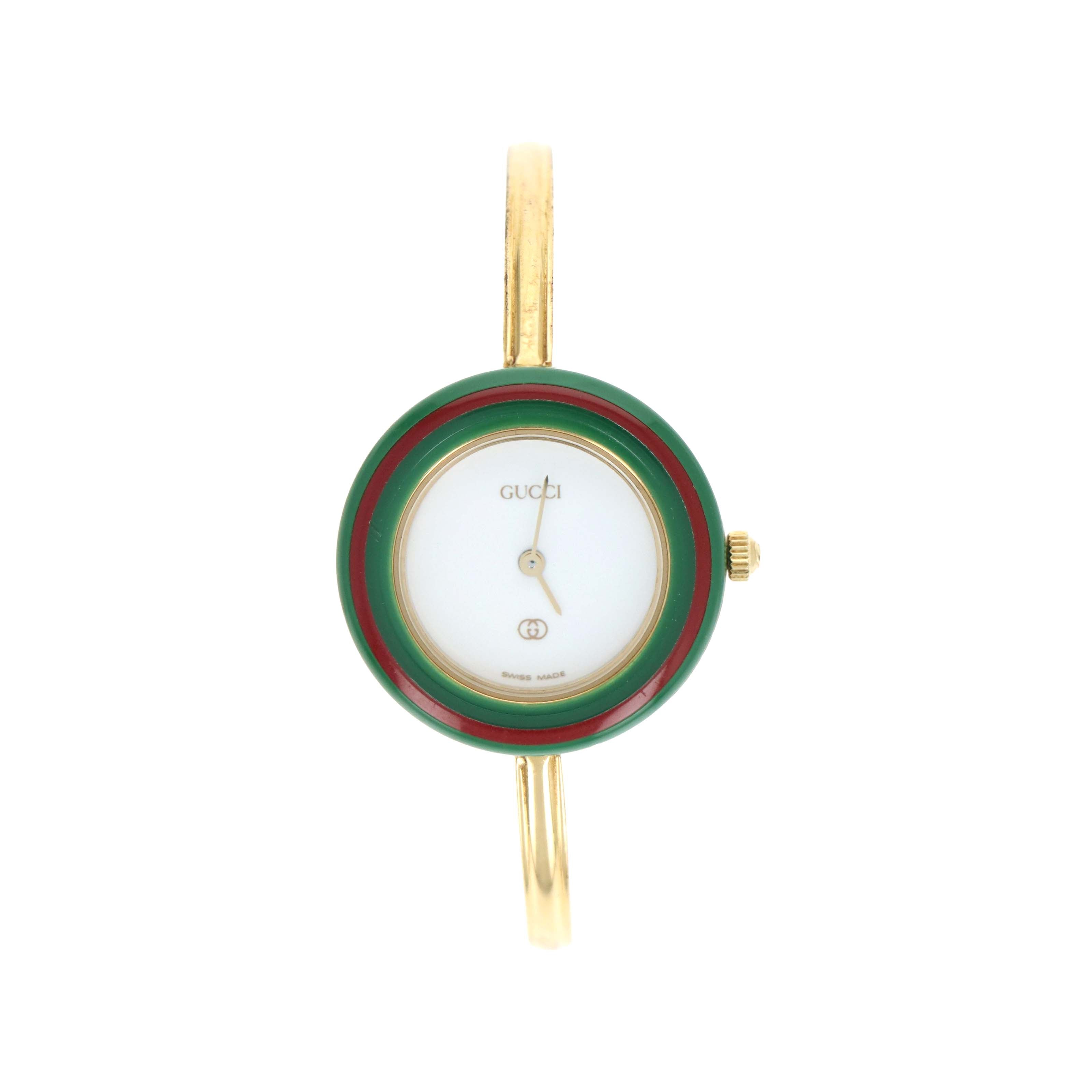 Vintage Gucci Interchangeable Bezel Bangle Watch