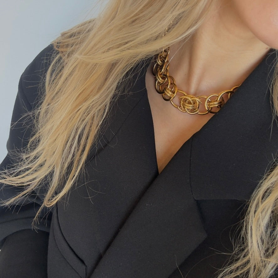 Vintage Chanel CC Choker Necklace - Queen May