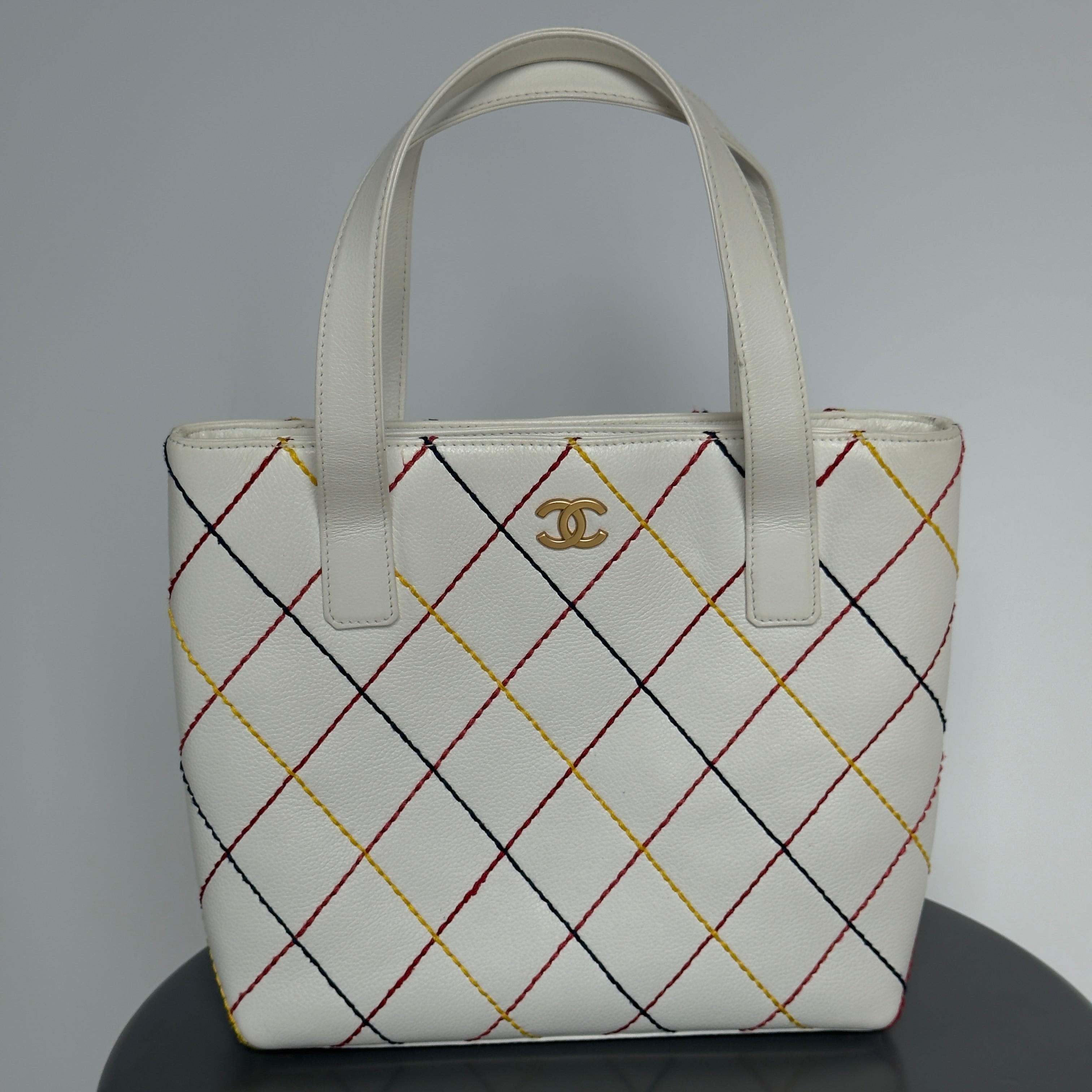 Chanel Small Surpique Tote Multicolor
