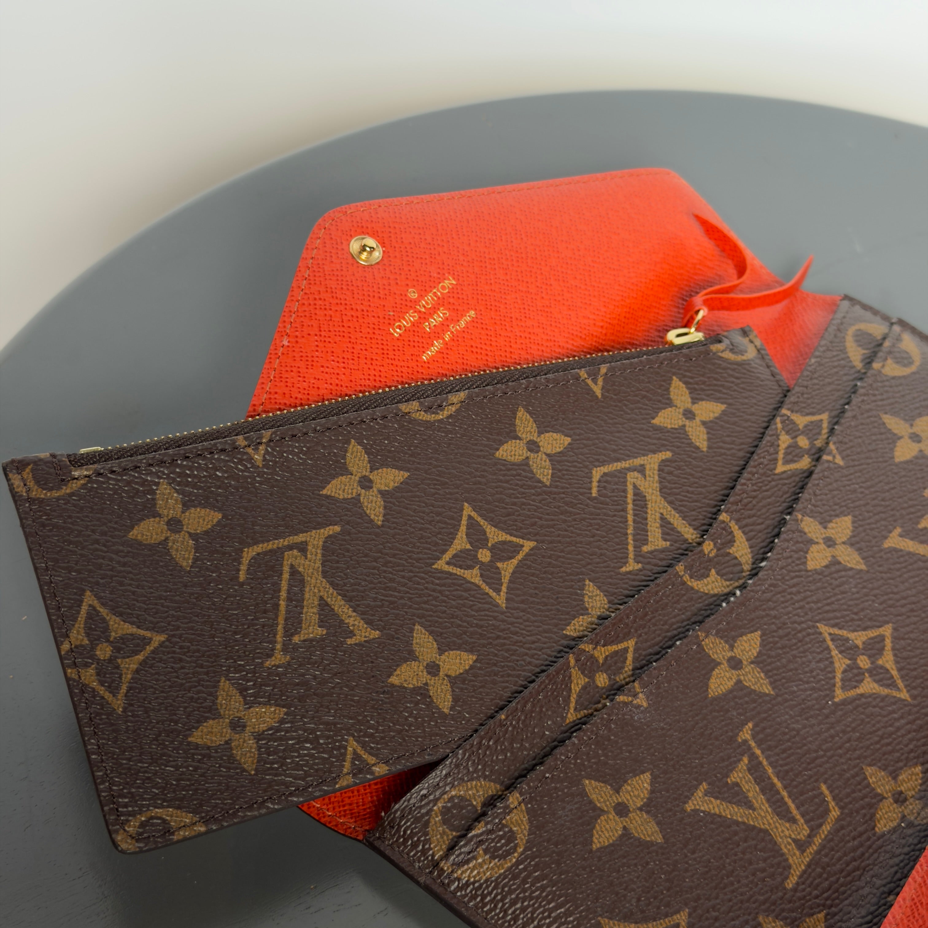 Louis Vuitton Monogram Emilie Snap Wallet