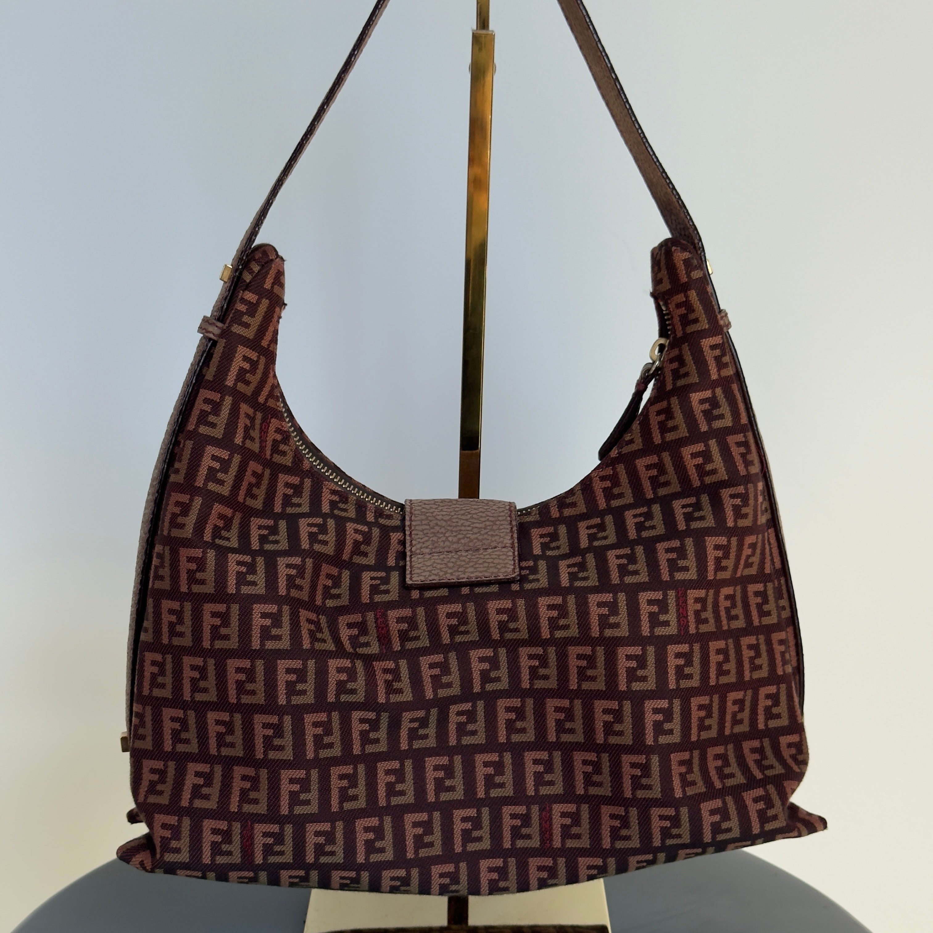 Fendi Zucchino Hobo Bag - Queen May