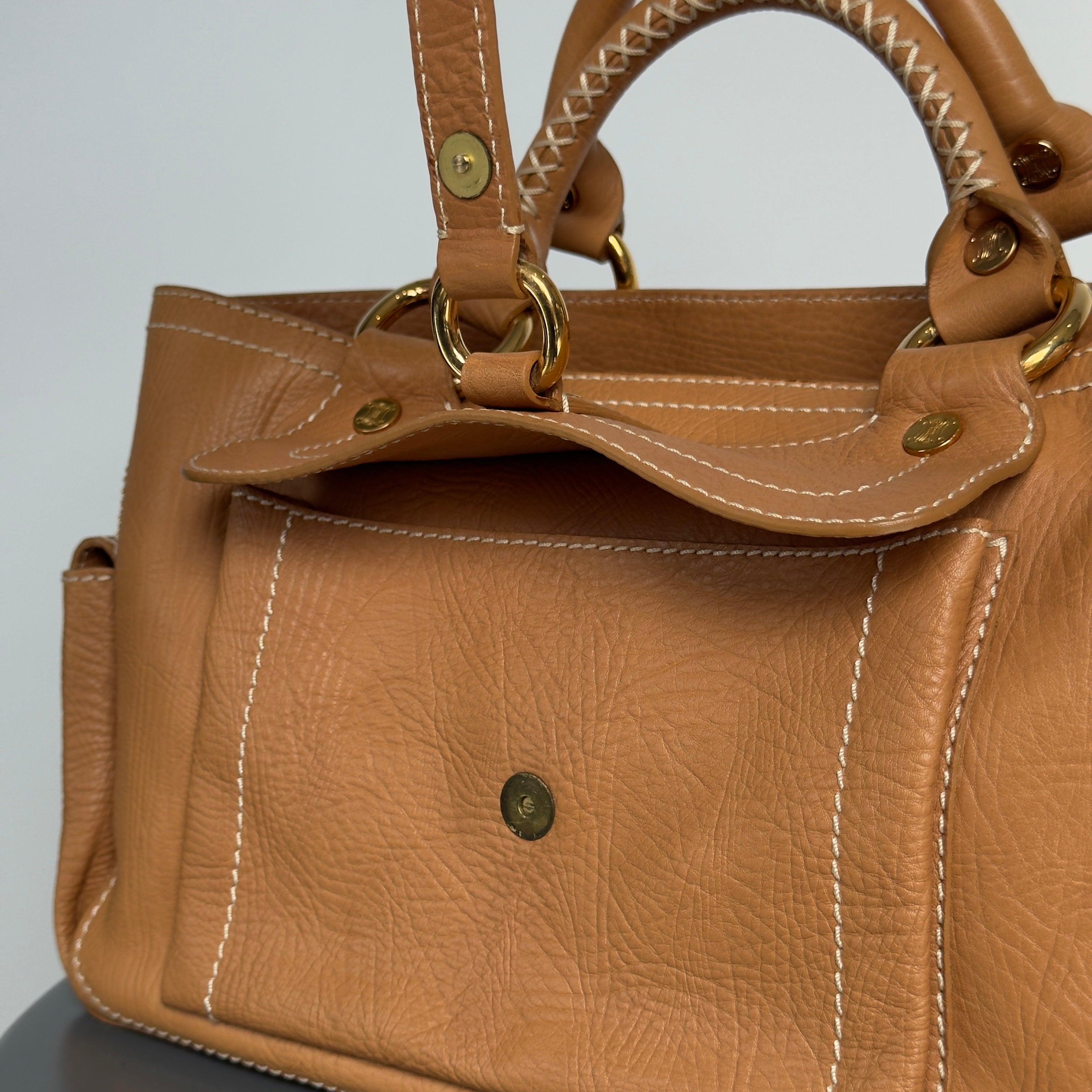 Vintage Celine Brown Leather Boogie Bag - Queen May