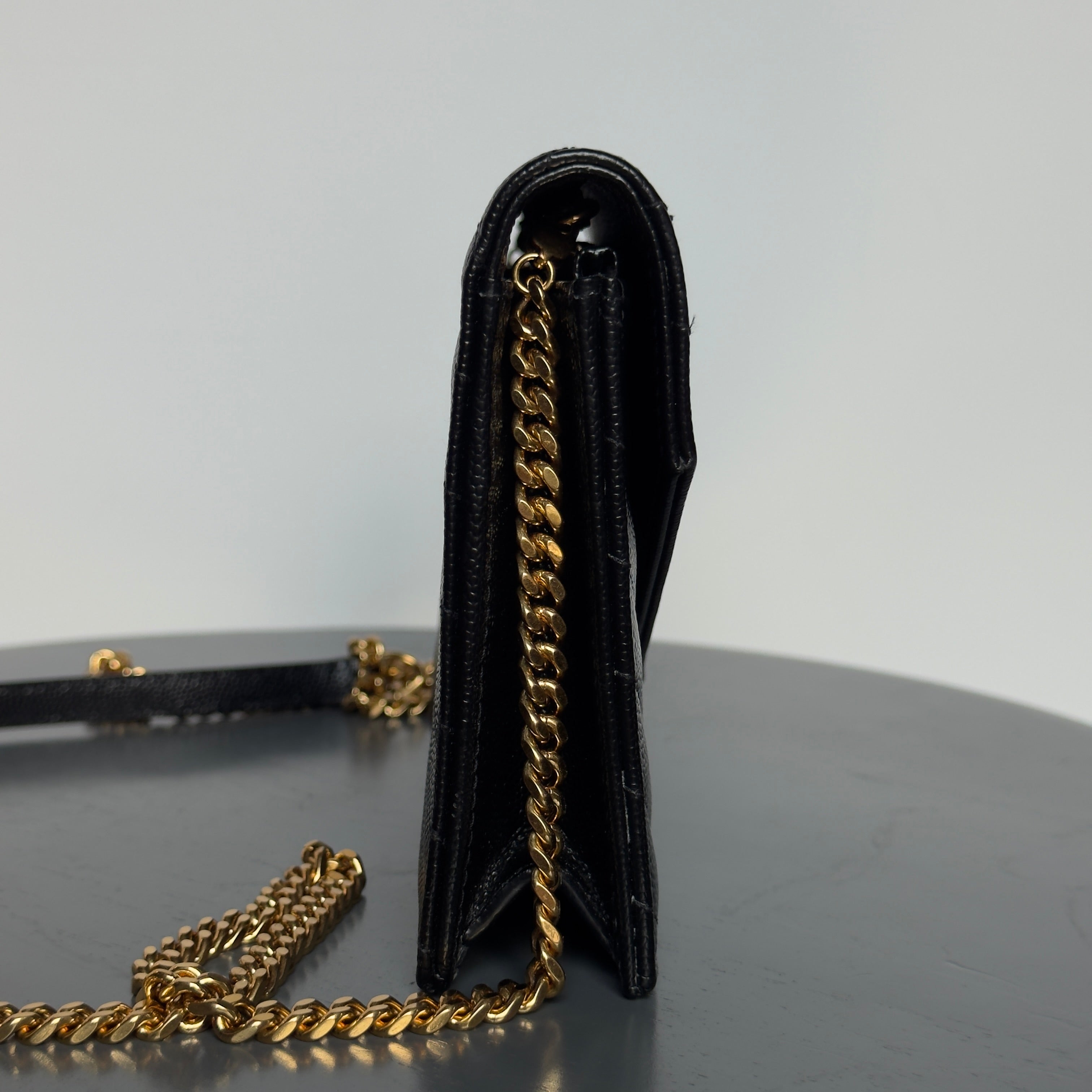 Saint Laurent Cassandre Envelope Wallet on Chain - Queen May