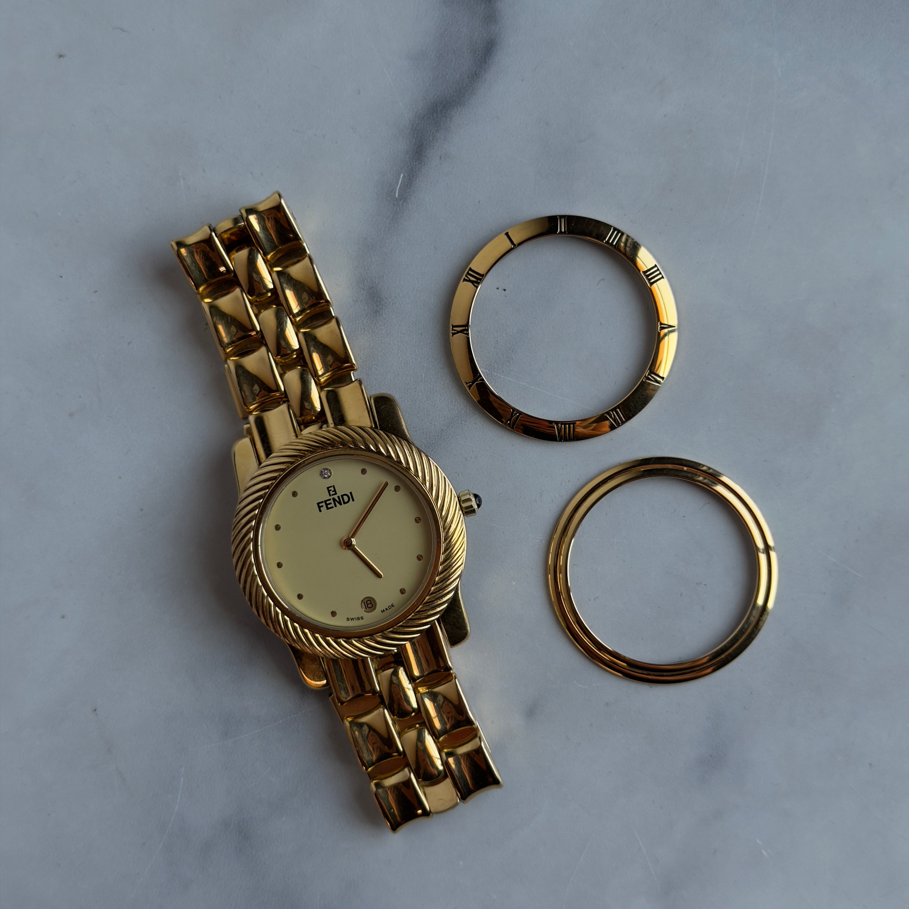 Vintage Rare Fendi Interchangeable Bezel Watch