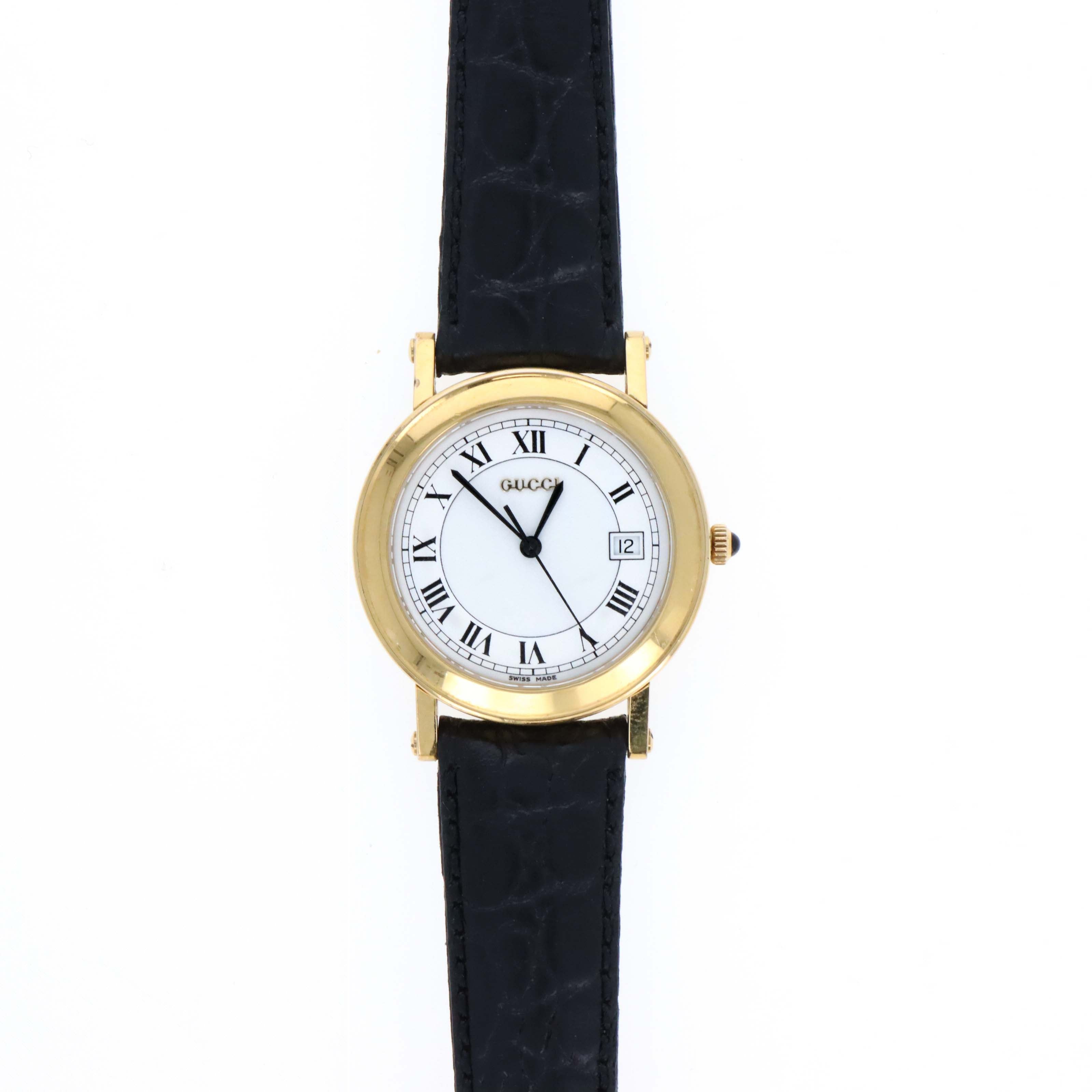 Gucci 7200L White Roman Dial Watch - Queen May