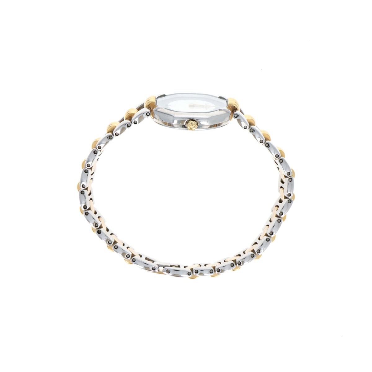 Dior Two Tone Octagon D48-203 Link Watch