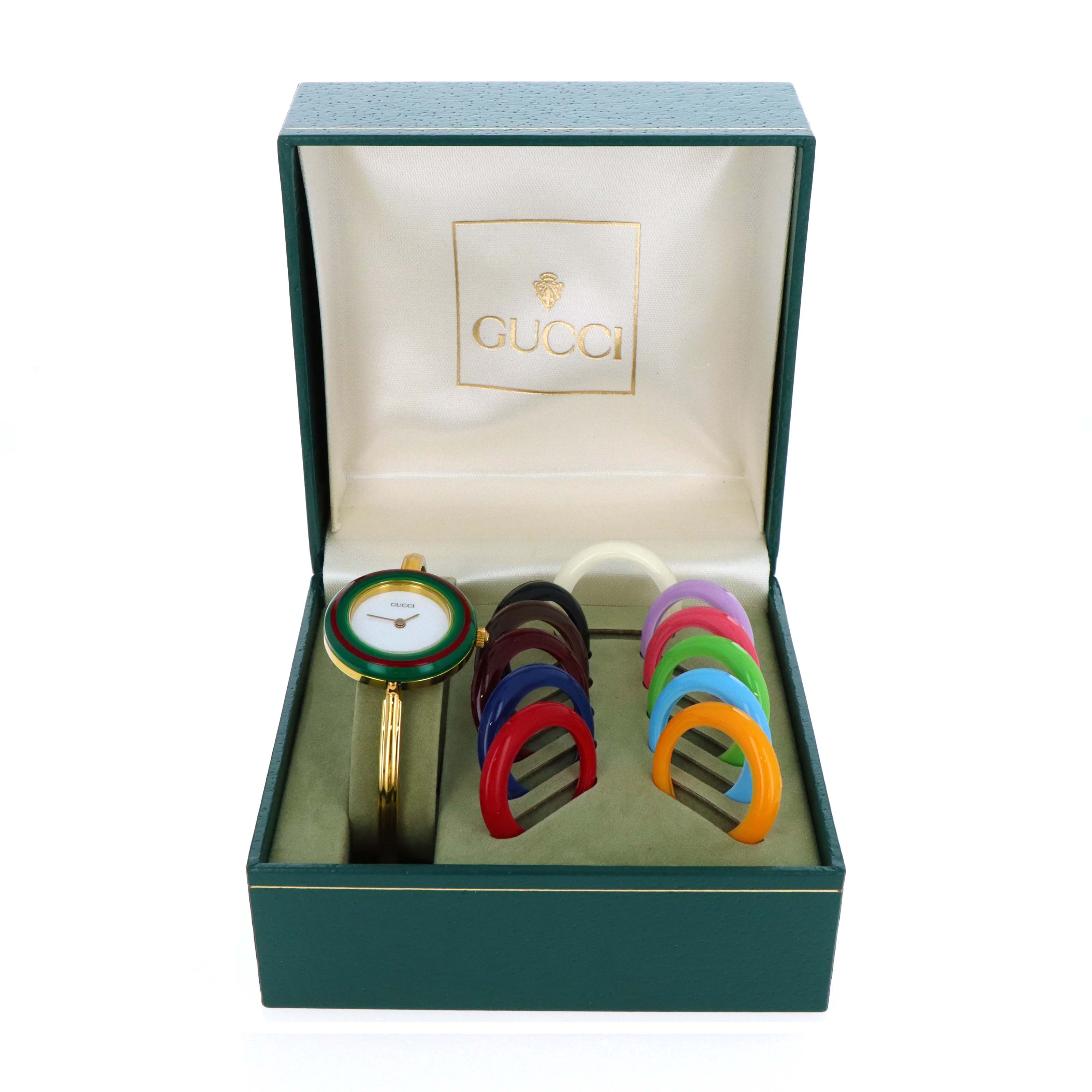 Vintage Gucci Interchangeable Bezel Watch #7 - Queen May