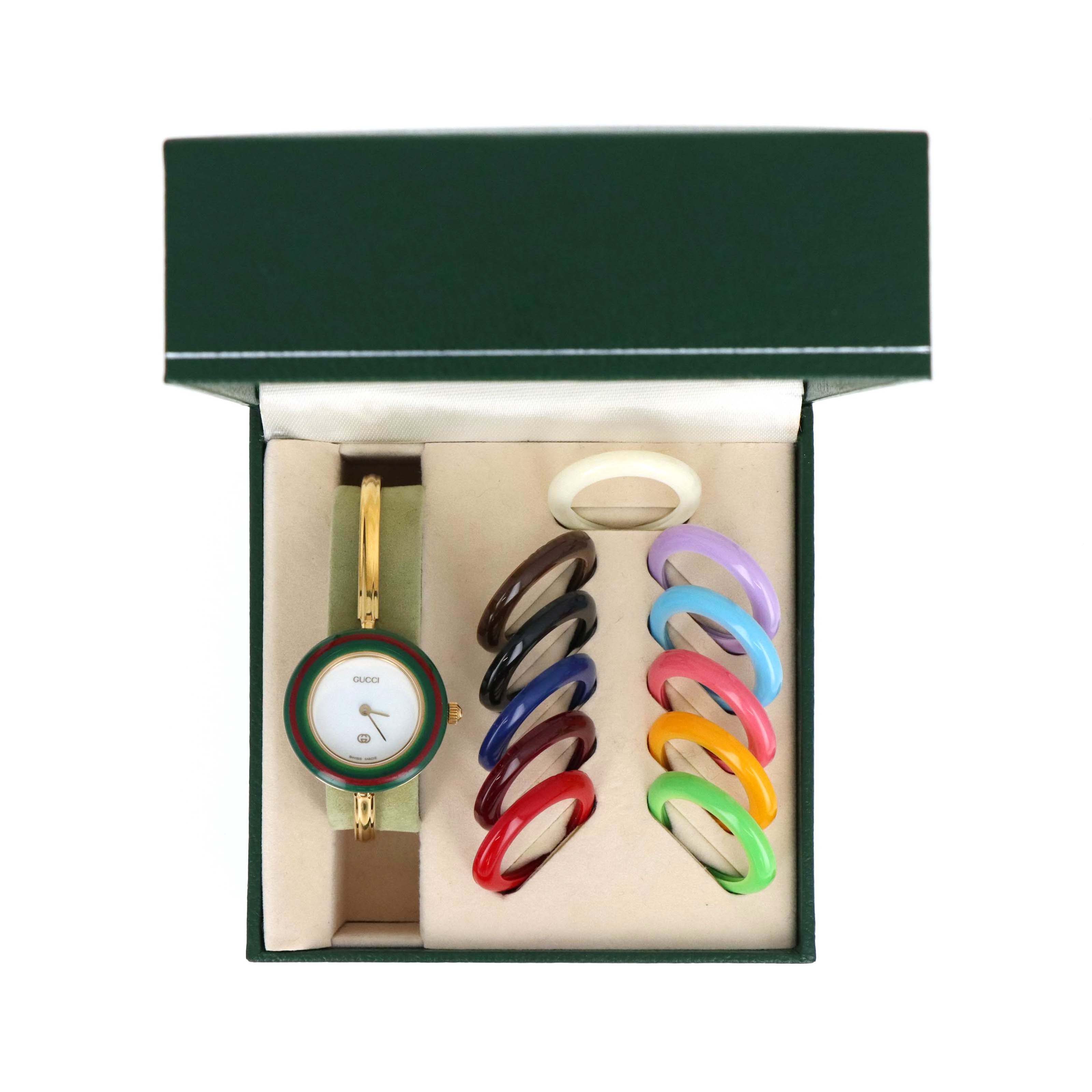 Vintage Gucci Interchangeable Bezel Watch - Queen May