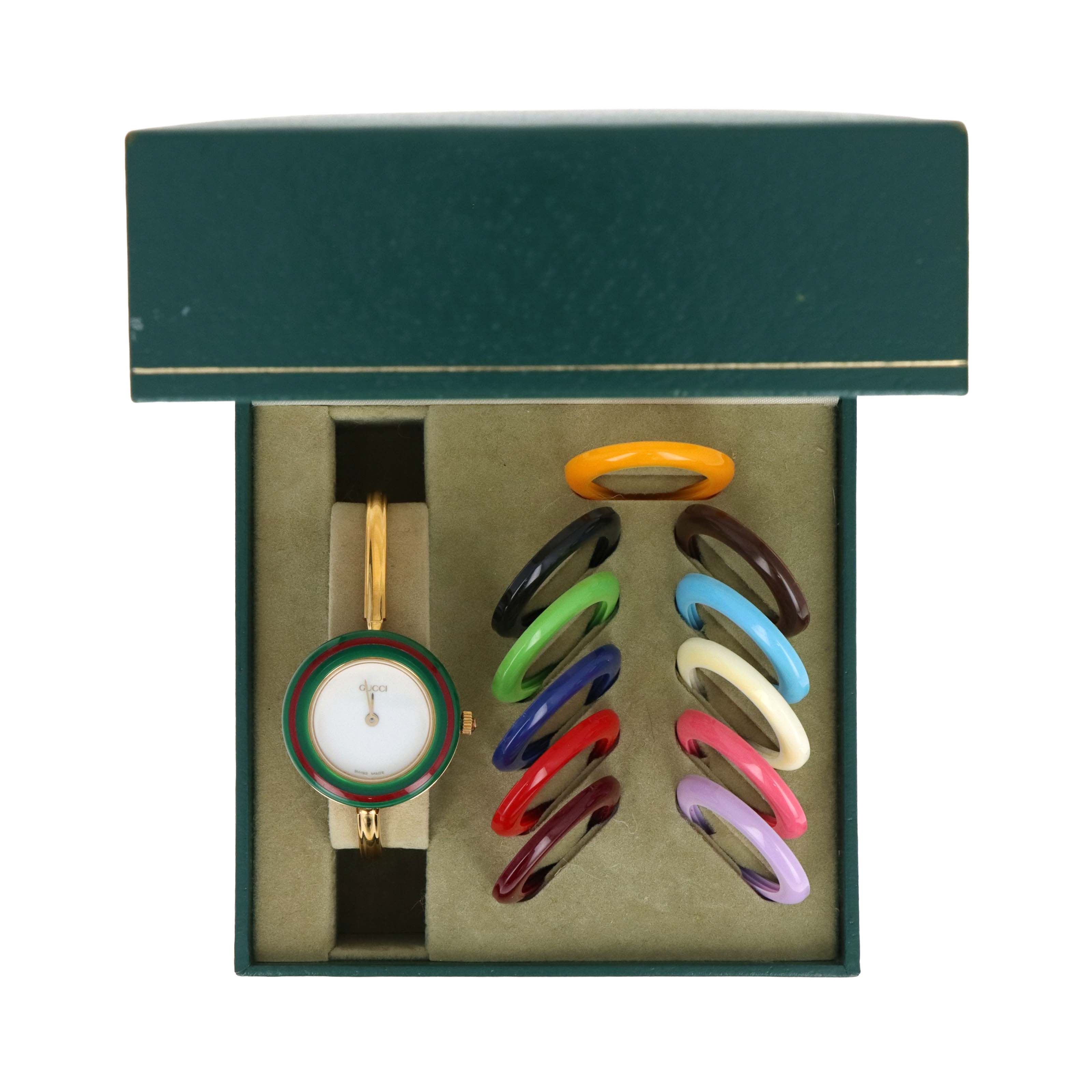 Vintage Gucci Interchangeable Bezel Watch - Queen May